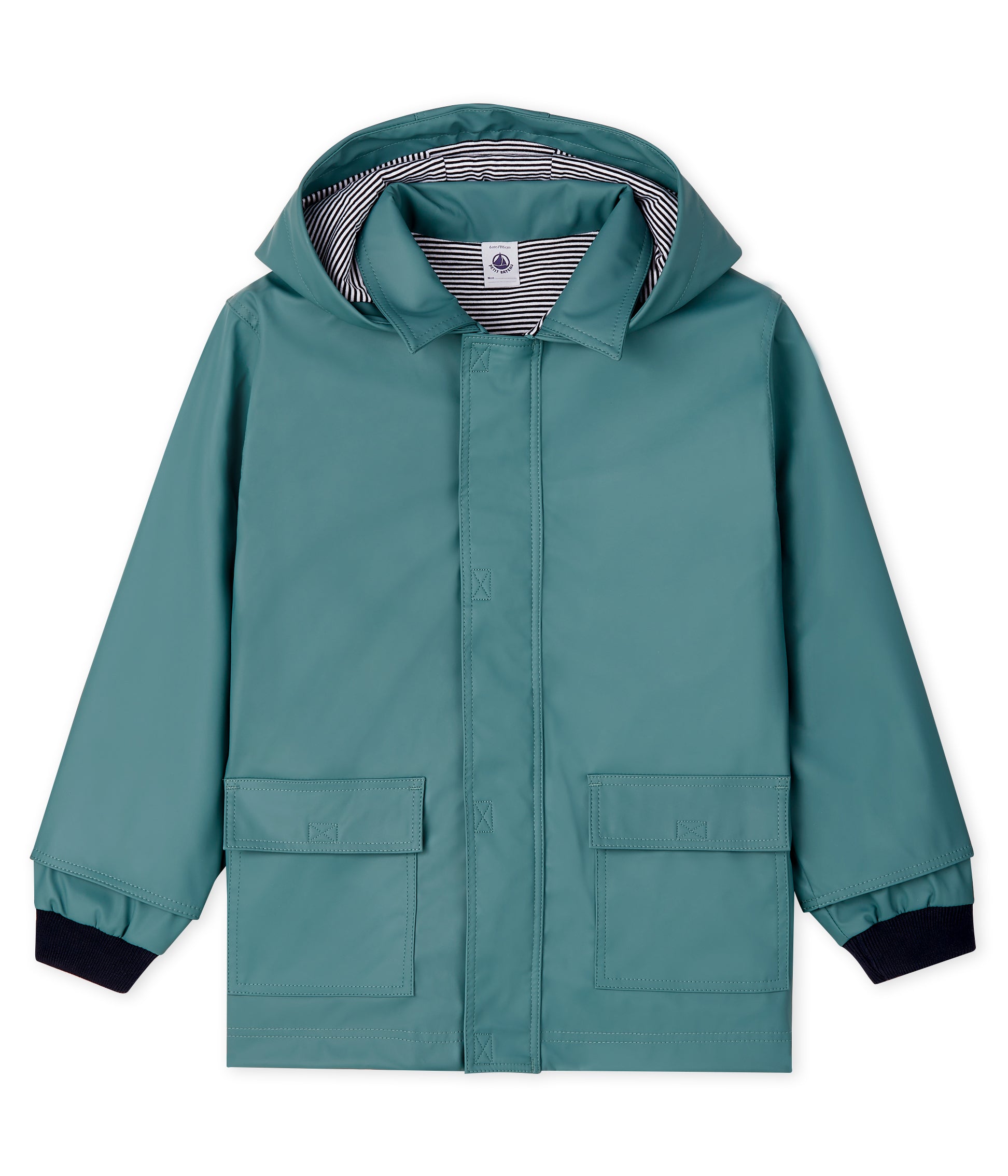 Boys Blue Zip-up Coat