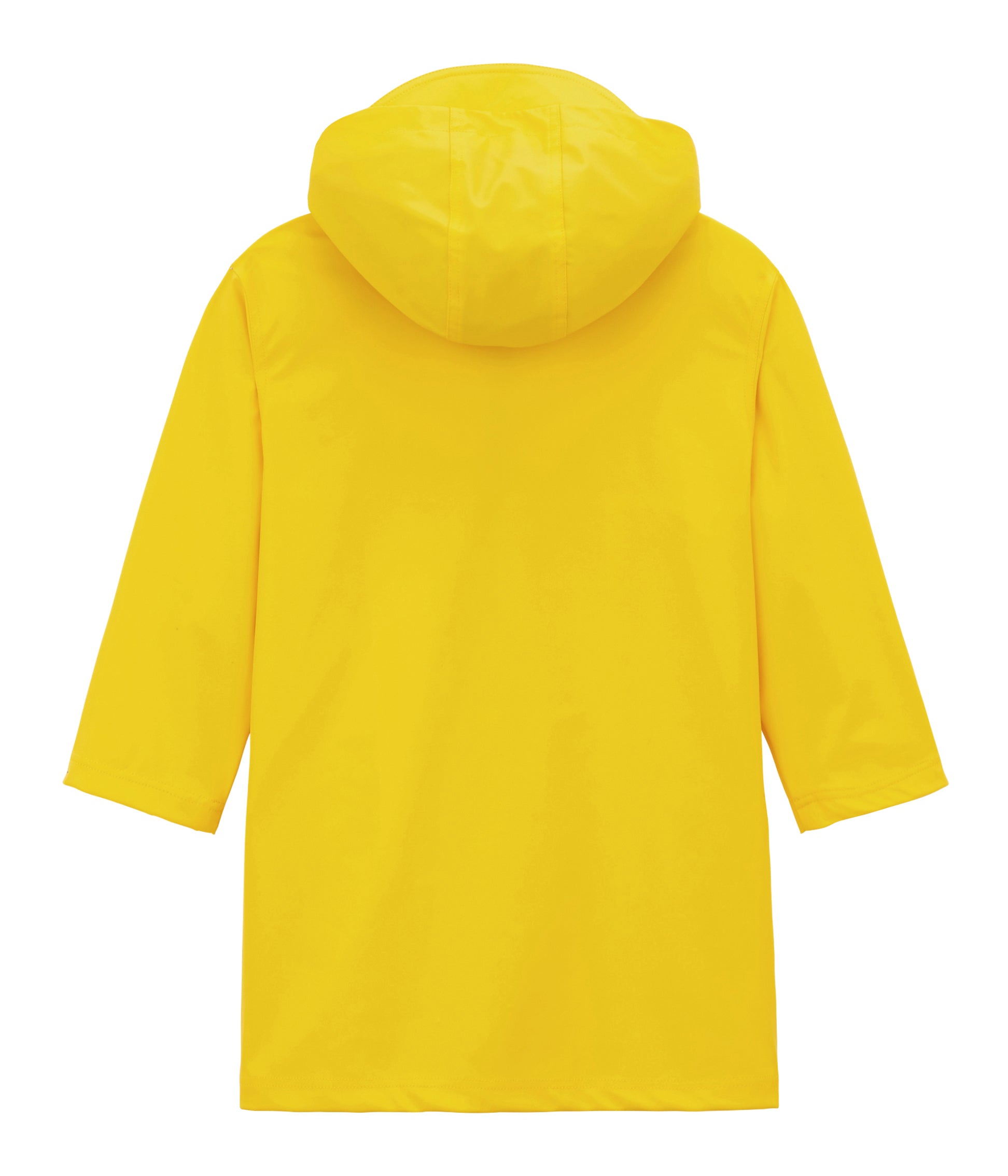 Boys & Girls Yellow Hooded Coat