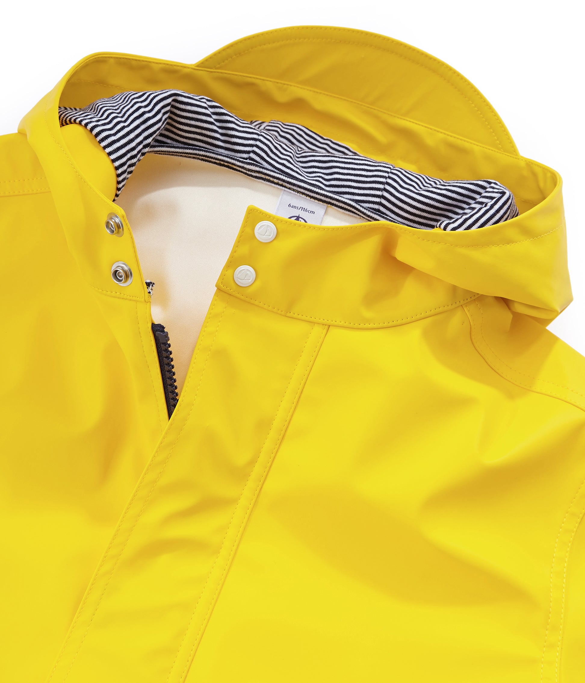 Boys & Girls Yellow Hooded Coat