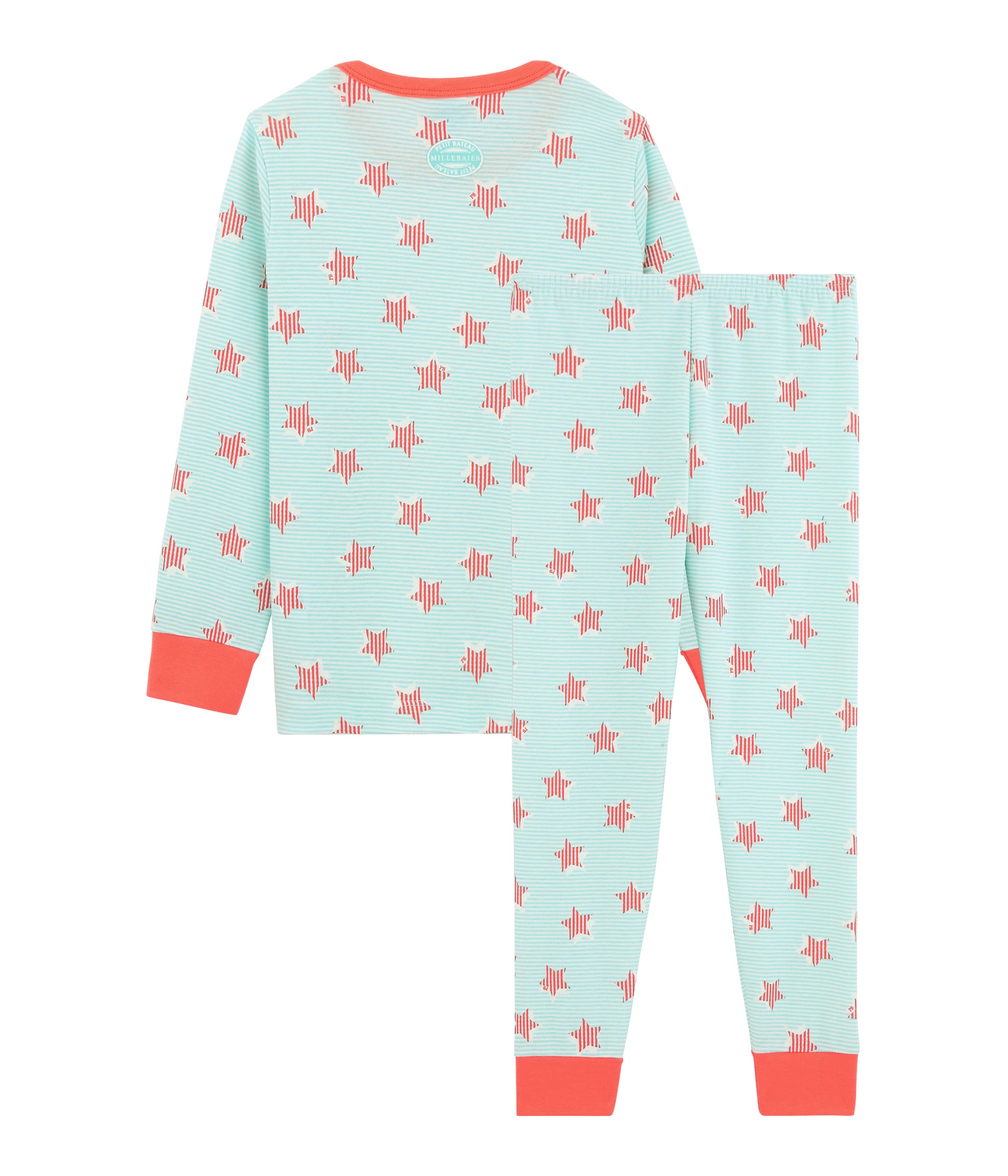 Boys Green Stars Cotton Nightwear Set