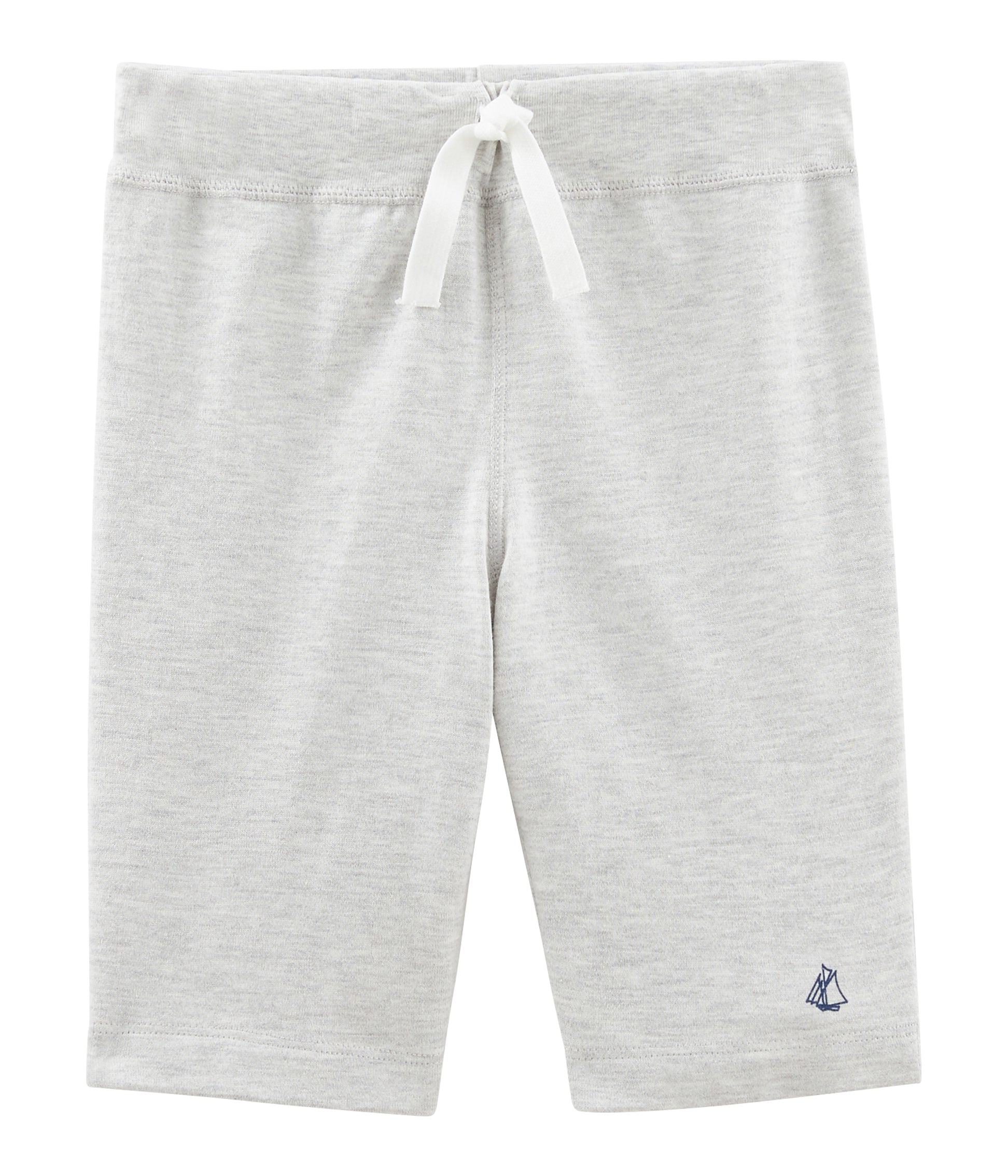 Boys Grey Cotton Shorts