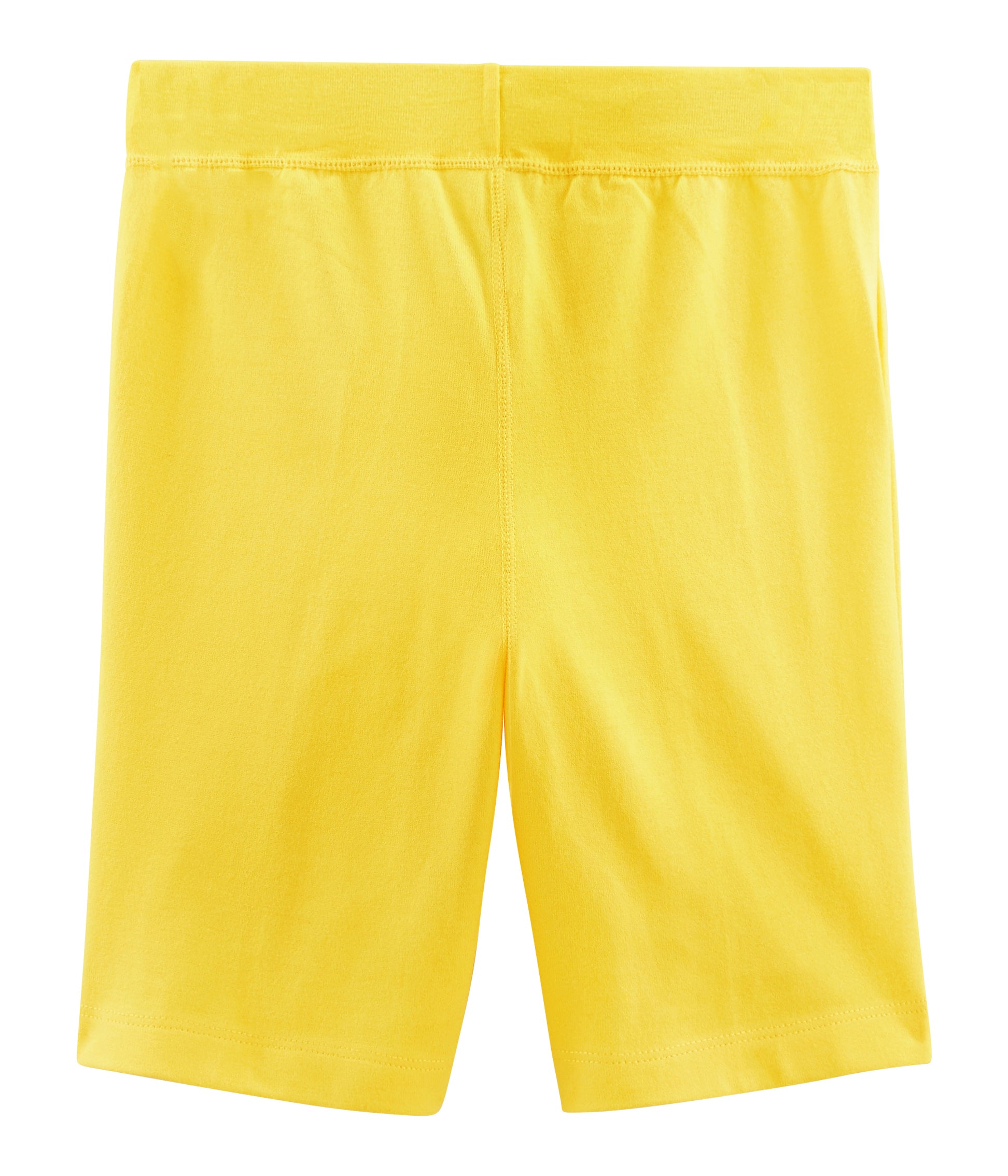 Boys Yellow Cotton Shorts