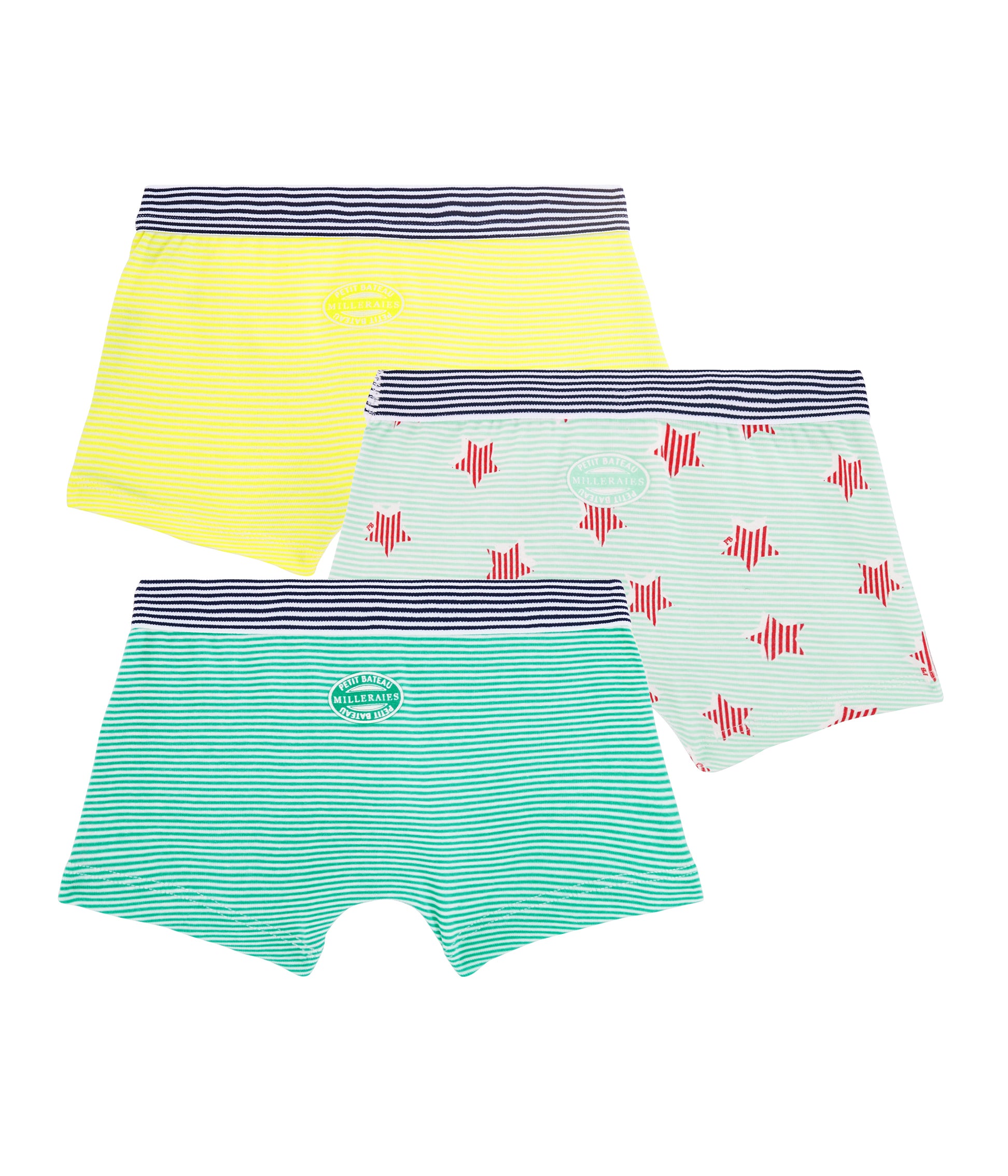 Boys Multicolor Cotton Underwear Set (3 Pack)