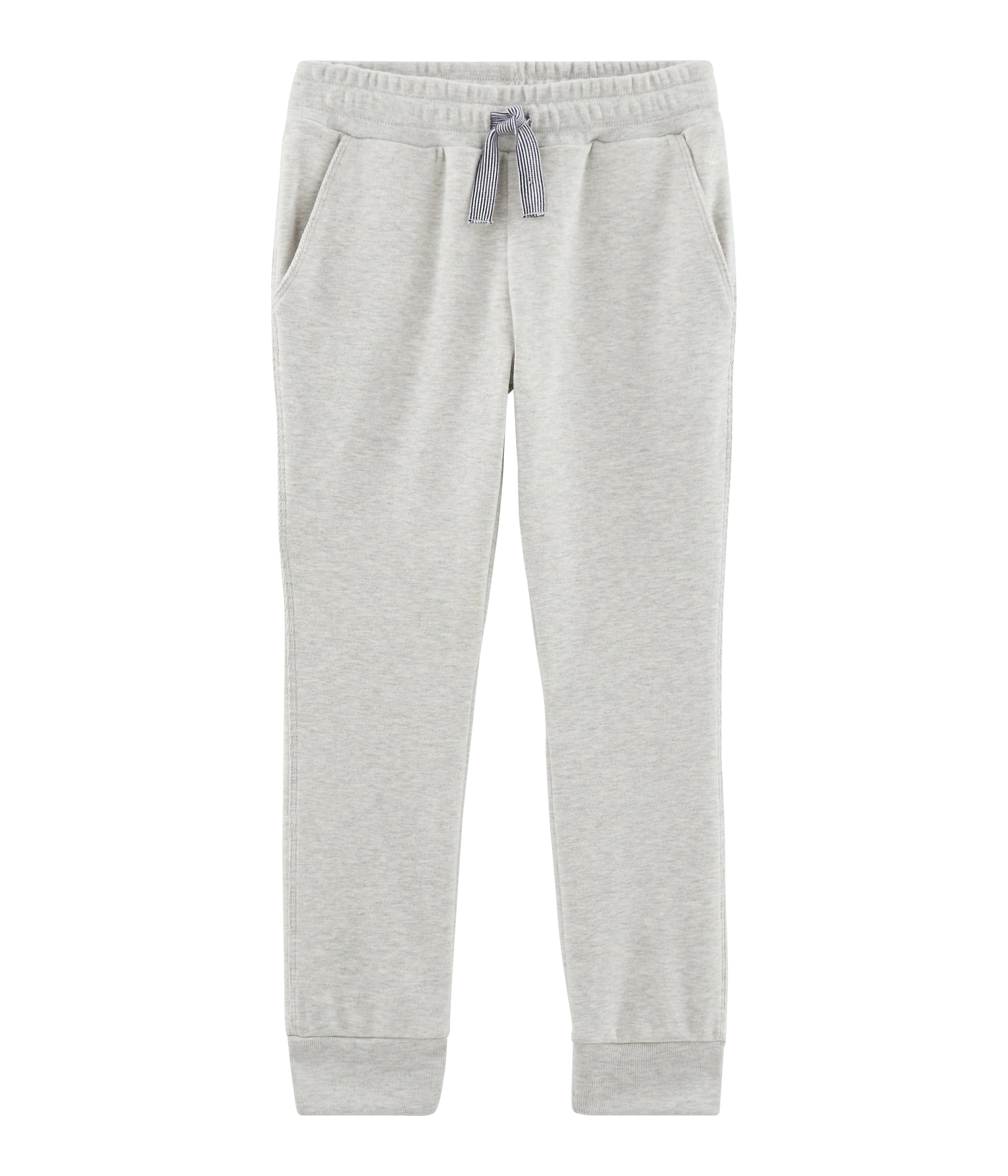 Boys Grey Cotton Trousers