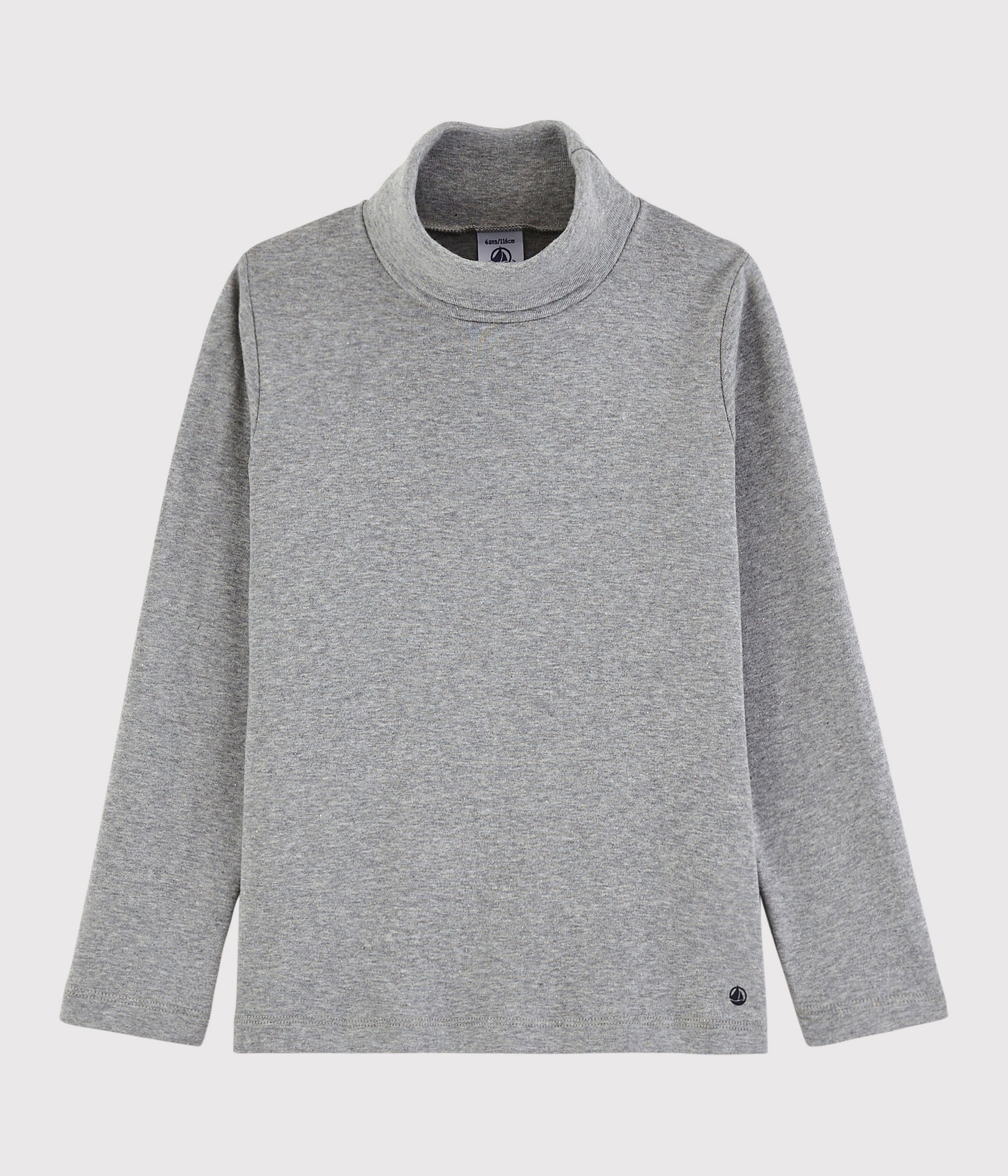 Boys Grey Cotton Top