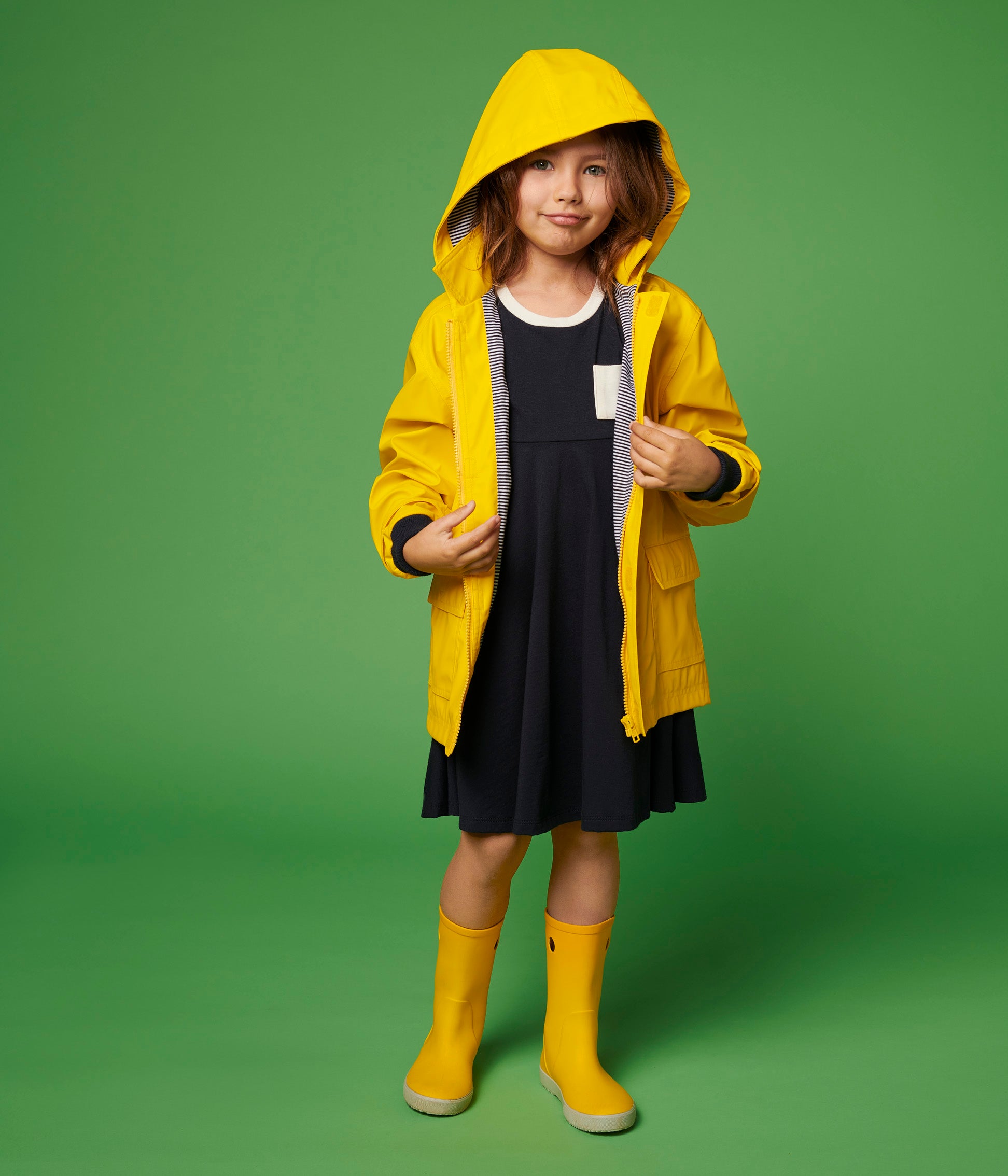 Boys & Girls Yellow Coat