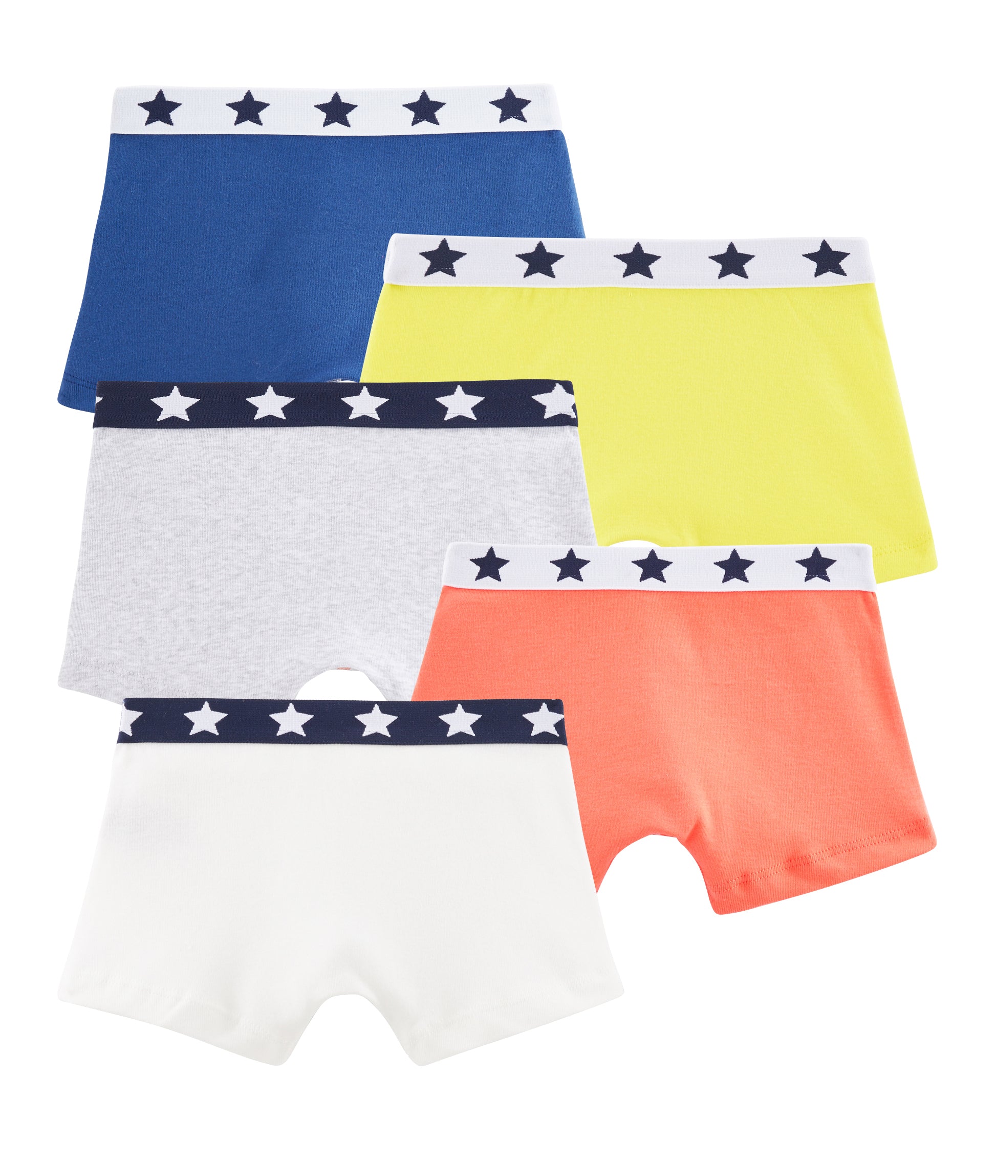 Boys Multicolor Cotton Underwear Set (5 Pack)