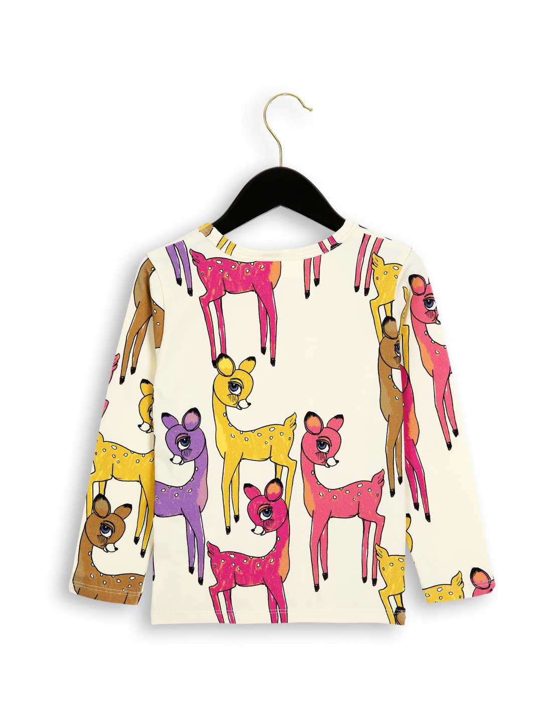 Boys&Girls Ivory & Pink Deer Organic Cotton T-Shirt - CÉMAROSE | Children's Fashion Store - 2