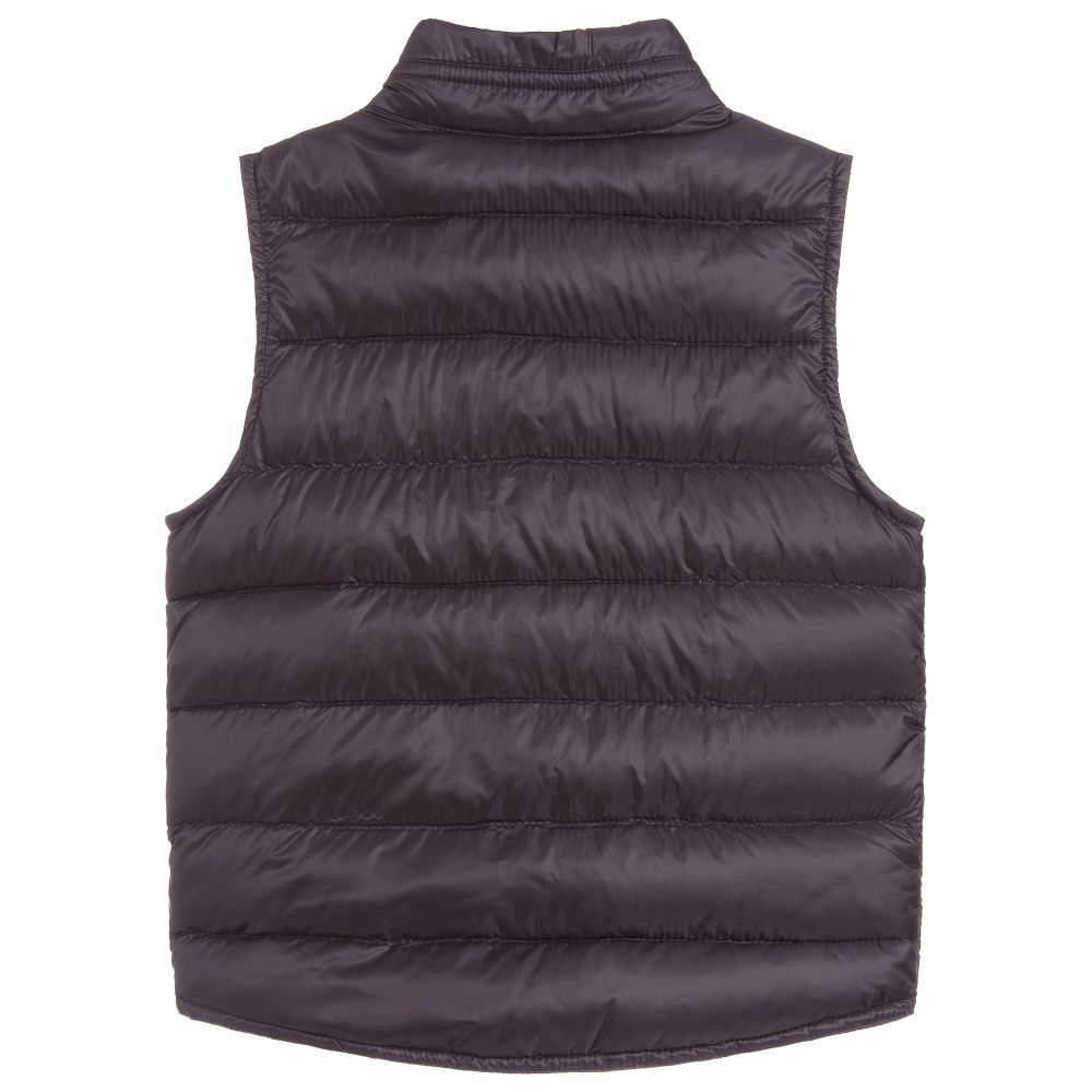 Boys Navy 'GUI' Padded Down Gilet