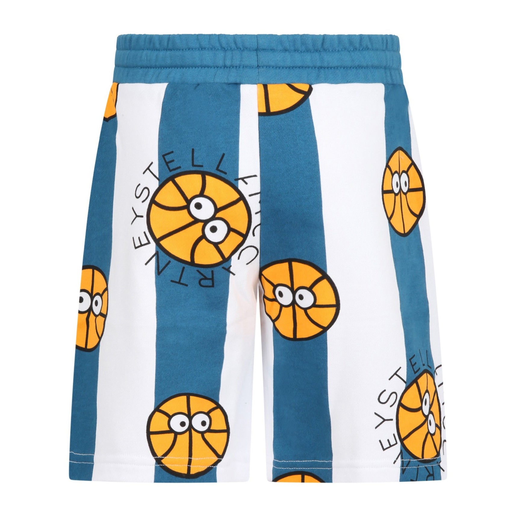 Boys Blue Basketball Cotton Shorts