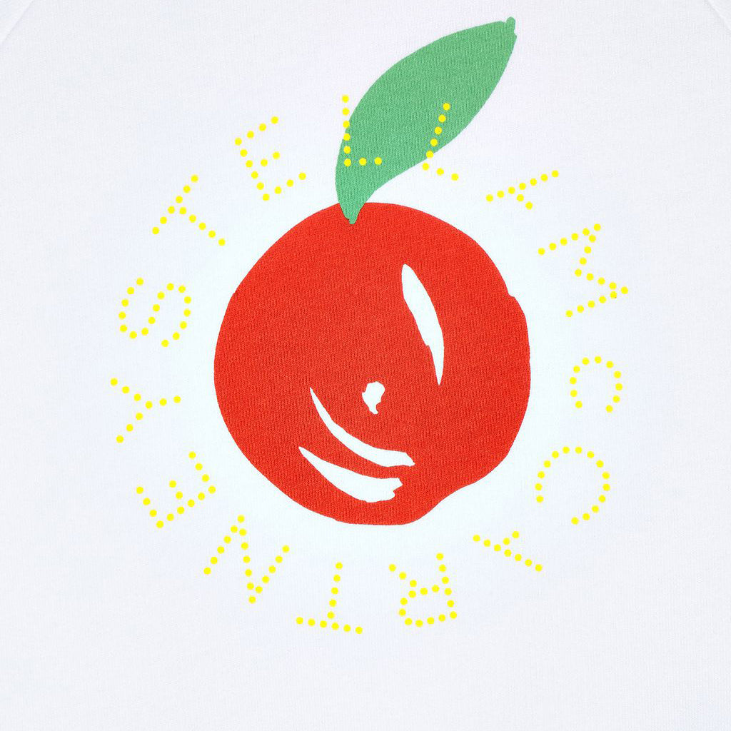 Boys & Girls White Apple T-Shirt