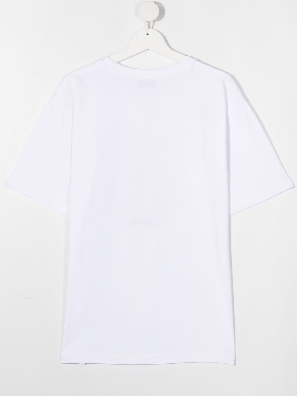 Boys & Girls White Cotton T-Shirt