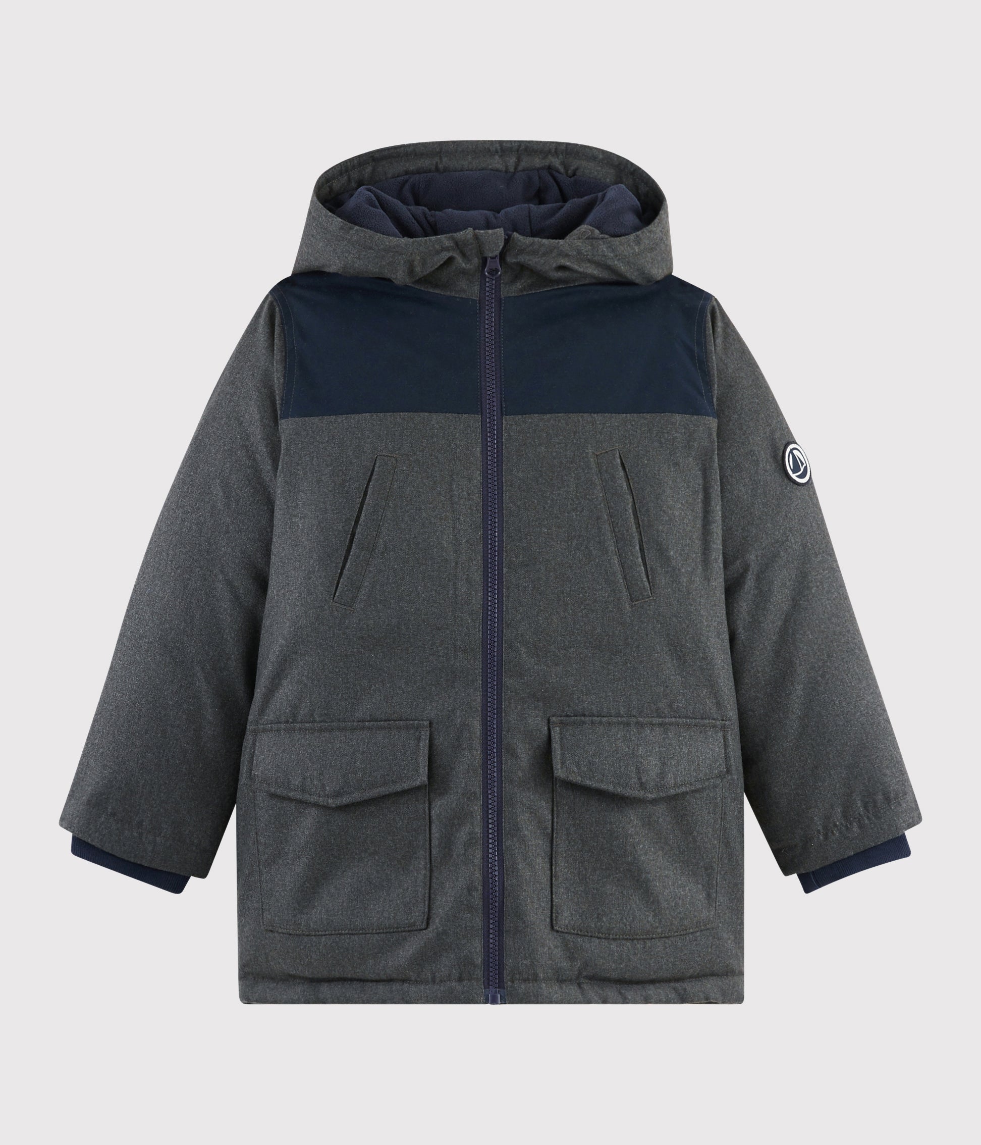 Boys Grey Padded Jacket