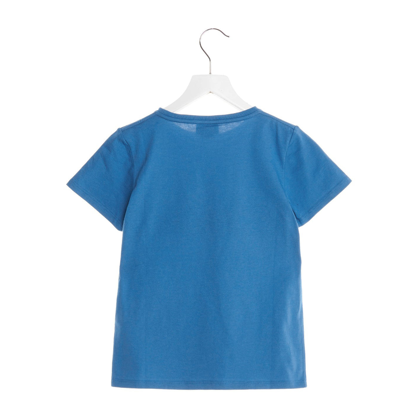 Boys Blue Logo Cotton T-Shirt