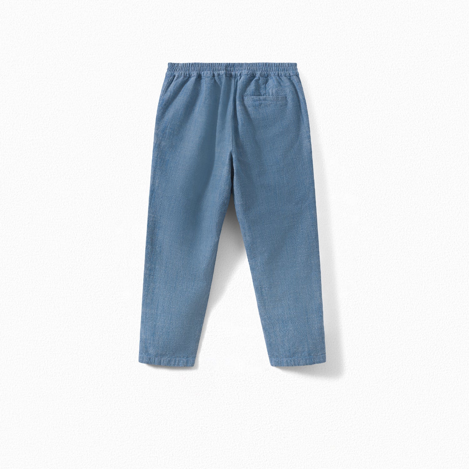 Boys Blue Cotton Trousers