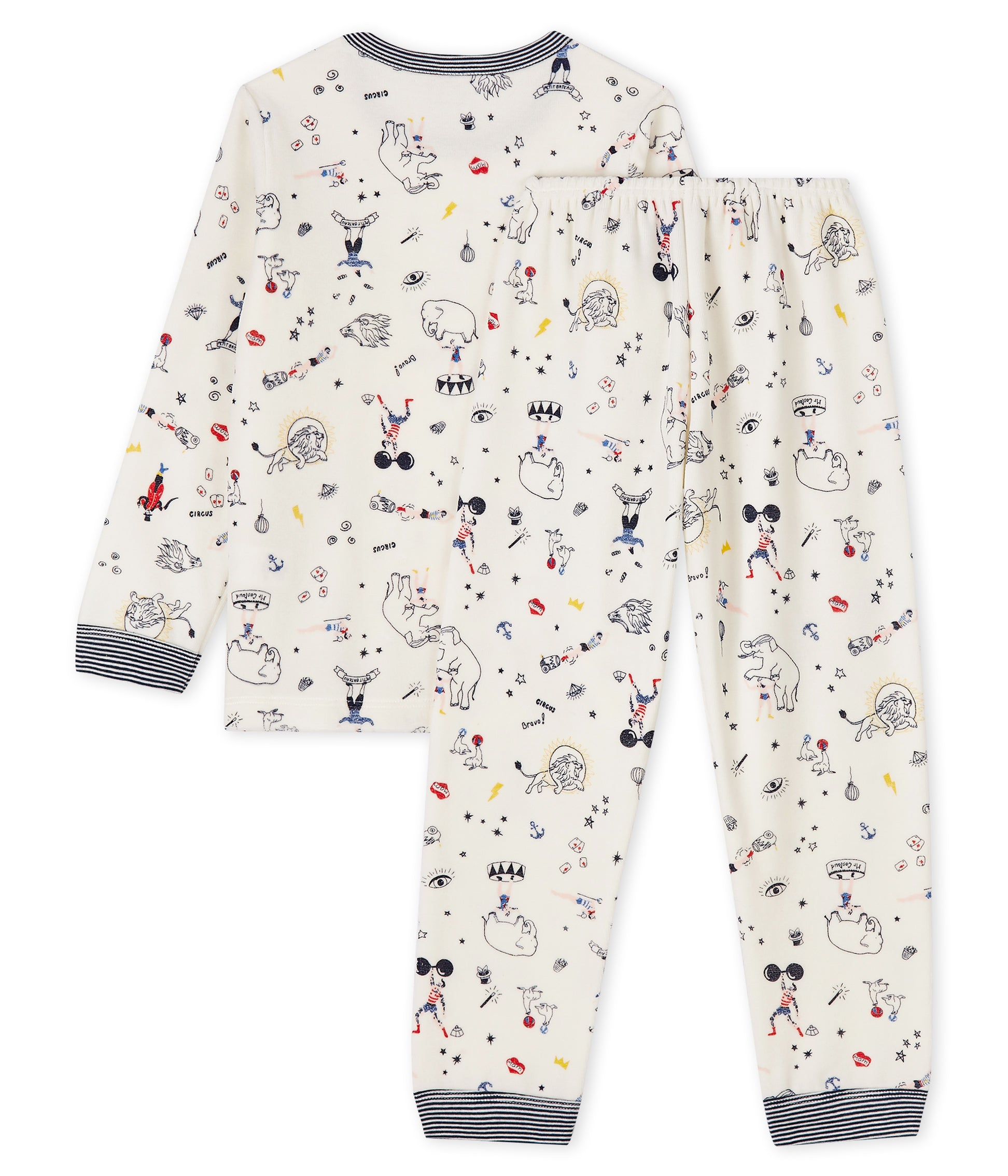 Boys White Circus Nightwear