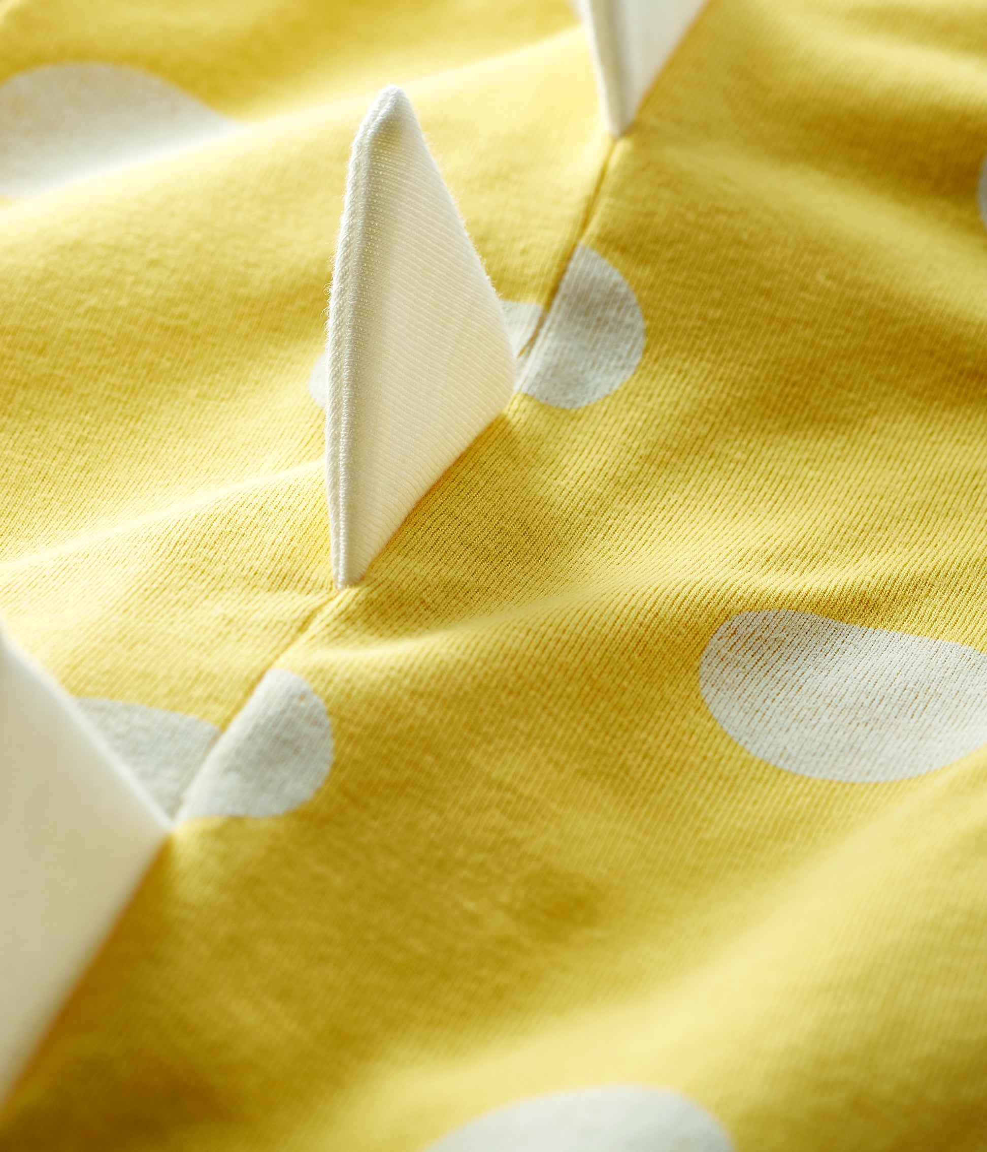 Baby Boys & Girls Light Yellow Cotton Rompers