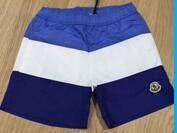 Boys Blue&White Striped Beach Wear Logo Short - CÉMAROSE | Children's Fashion Store