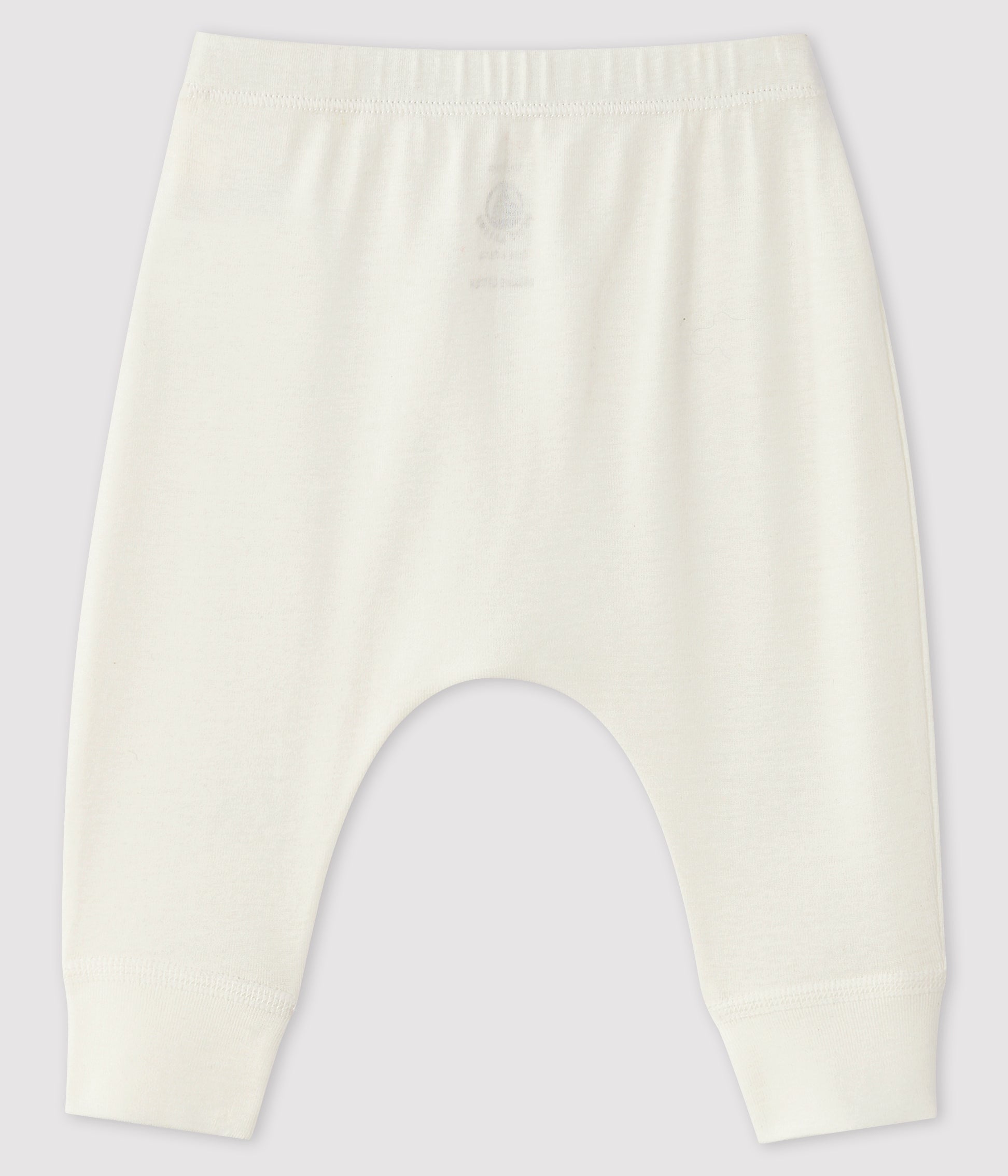 Baby Boys & Girls White Cotton Leggings