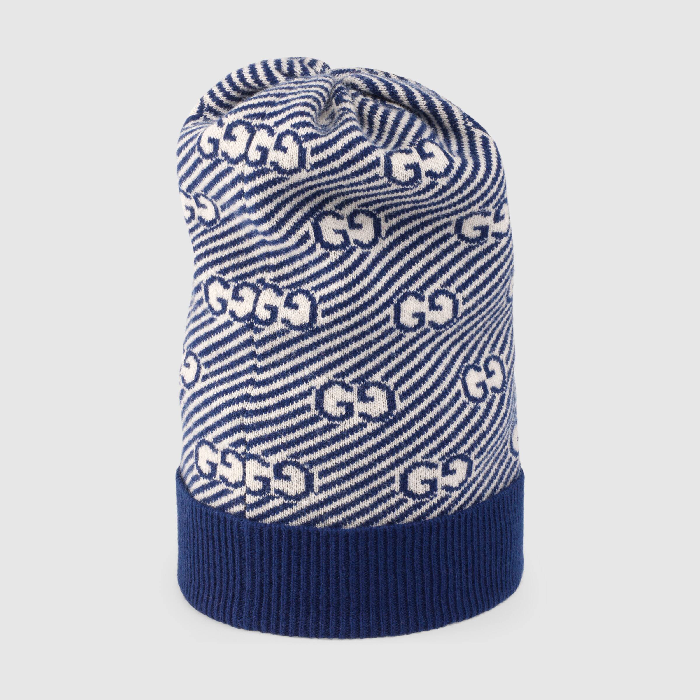 Boys & Girls Blue GG Wool Hat