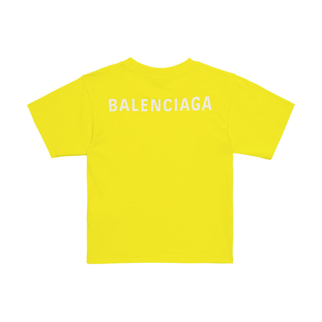 Boys & Girls Yellow Embroidery Logo T-Shirt