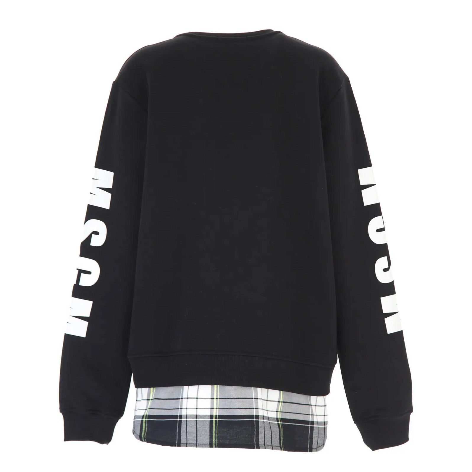 Boys Black Logo Cotton Sweatshirt