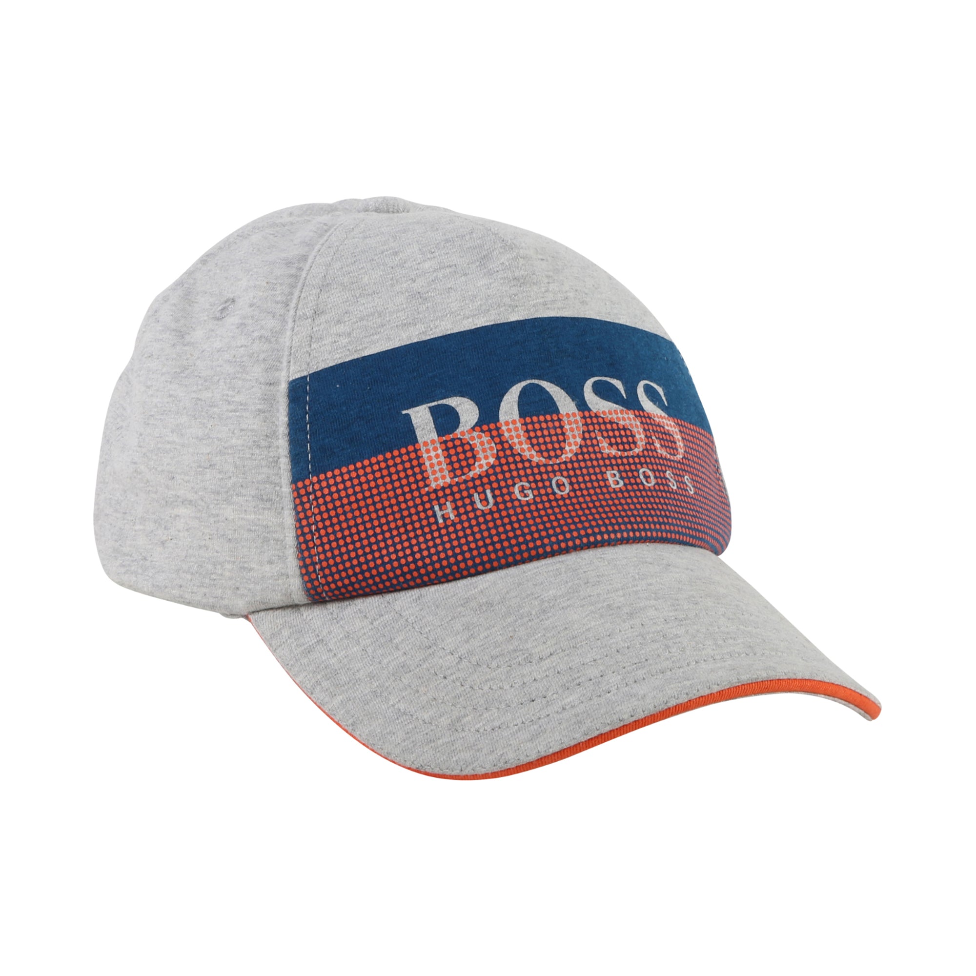 Boys Grey Logo Printed Cap