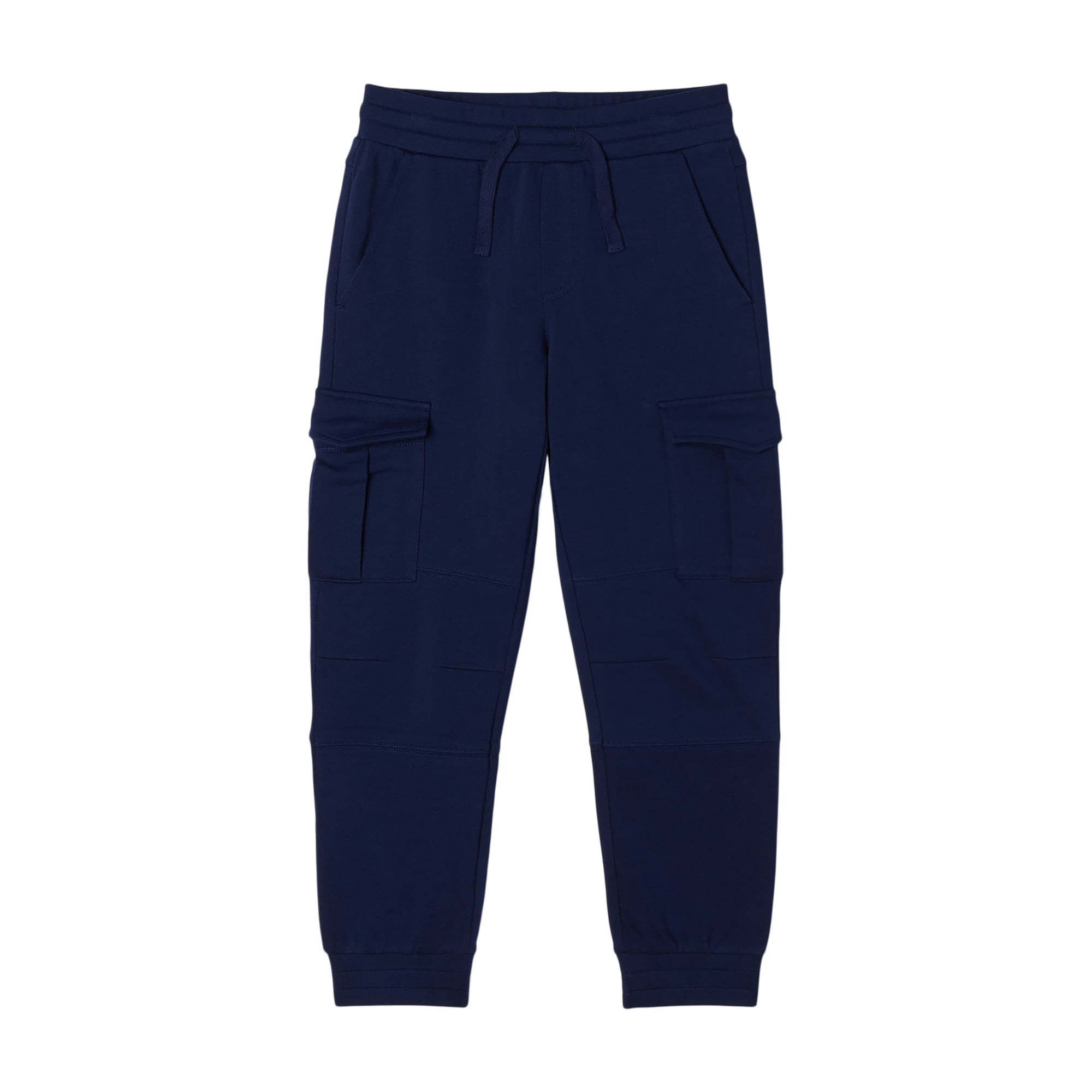 Boys Dark Navy Cotton Trousers