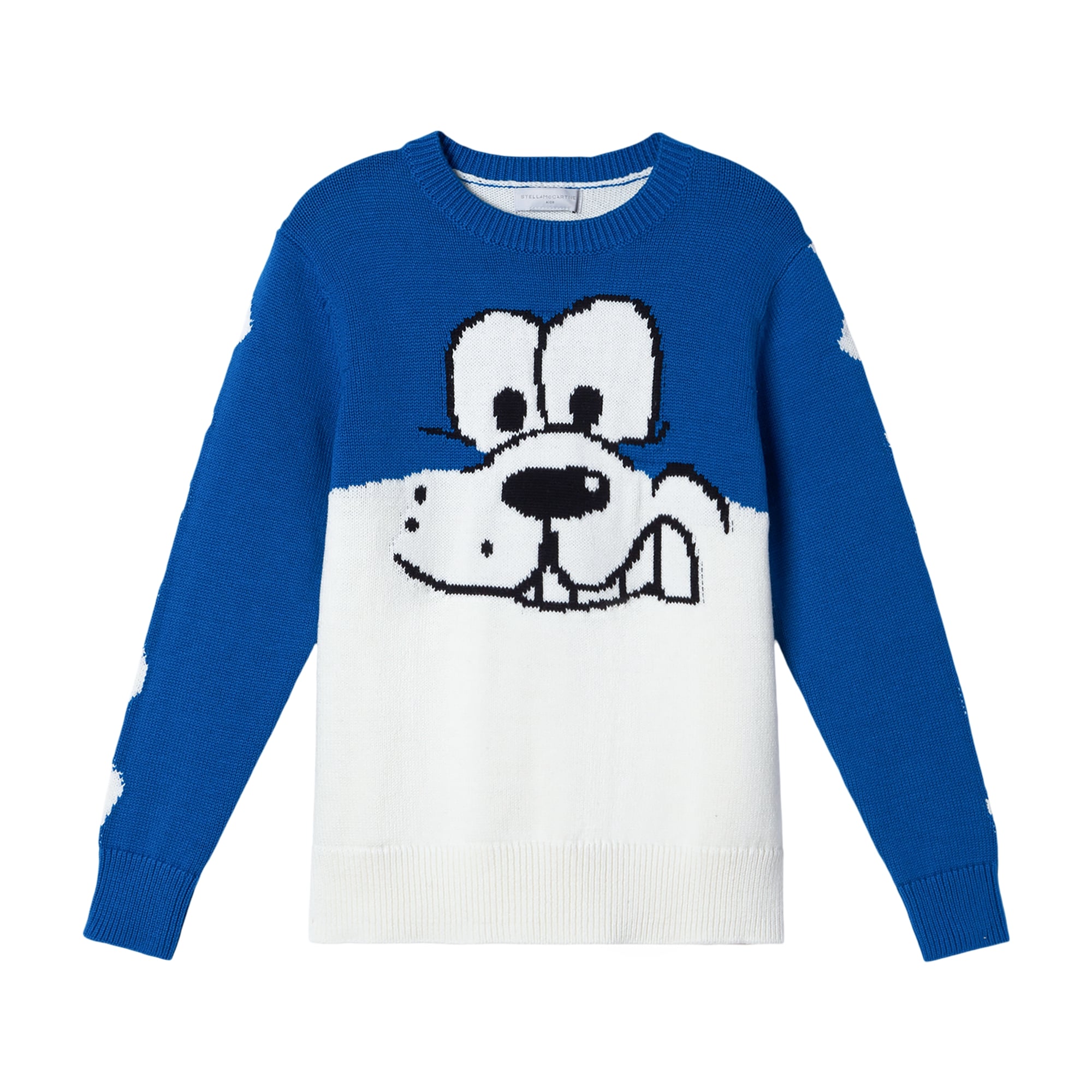 Boys Blue & White Pattern Sweater