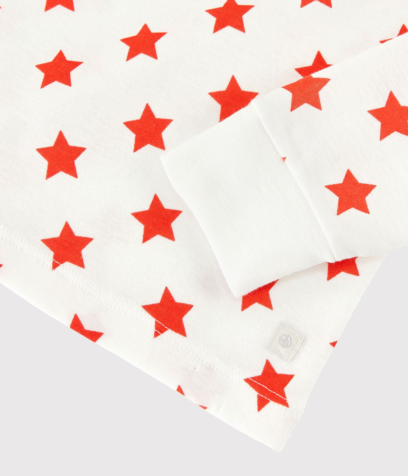 Boys Red Stars Cotton Nightwear Set