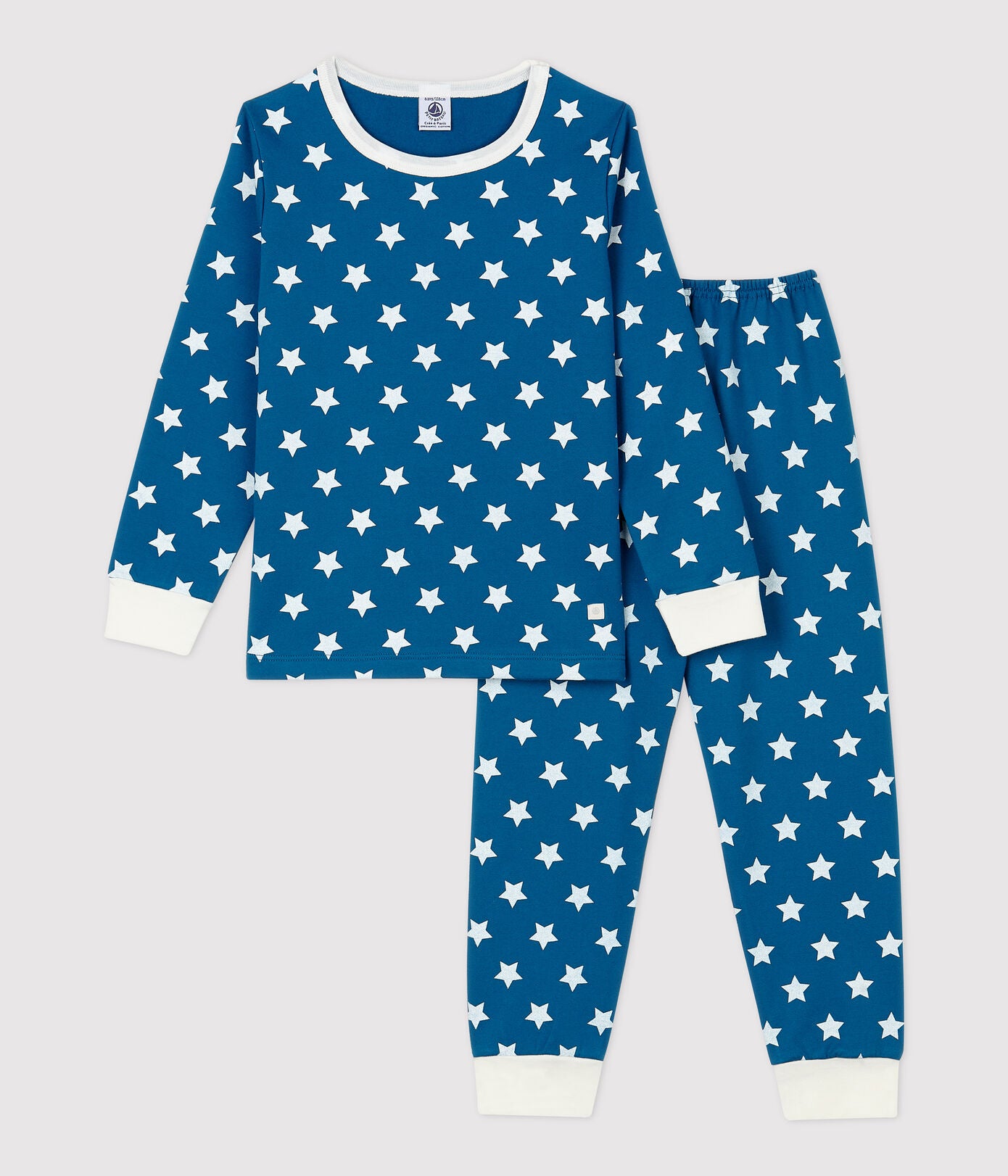 Boys Blue Stars Cotton Nightwear Set