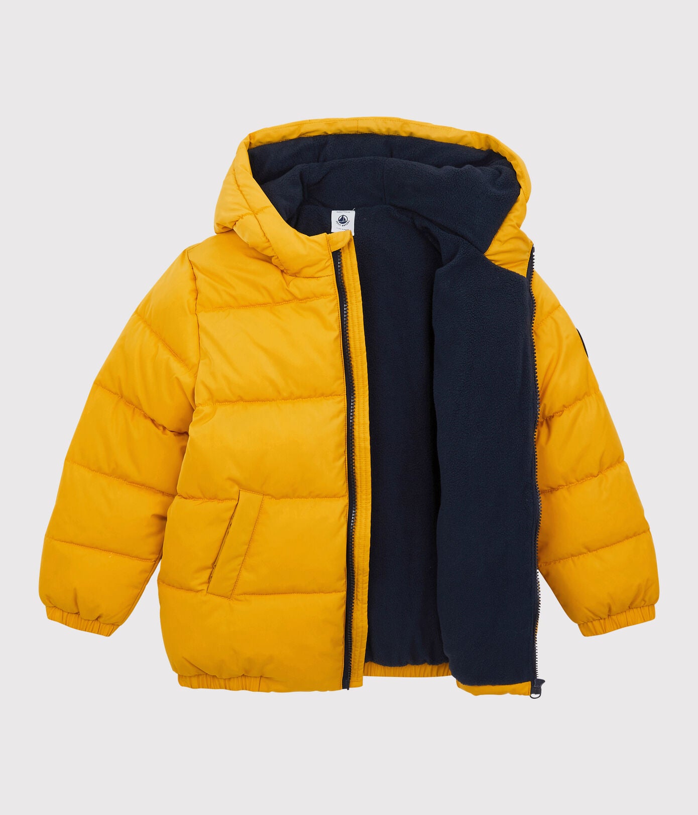 Boys Yellow Padded Down Jacket