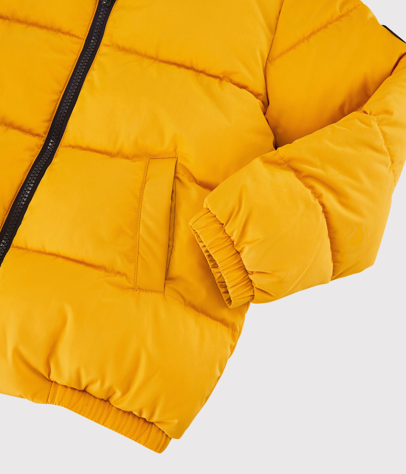 Boys Yellow Padded Down Jacket