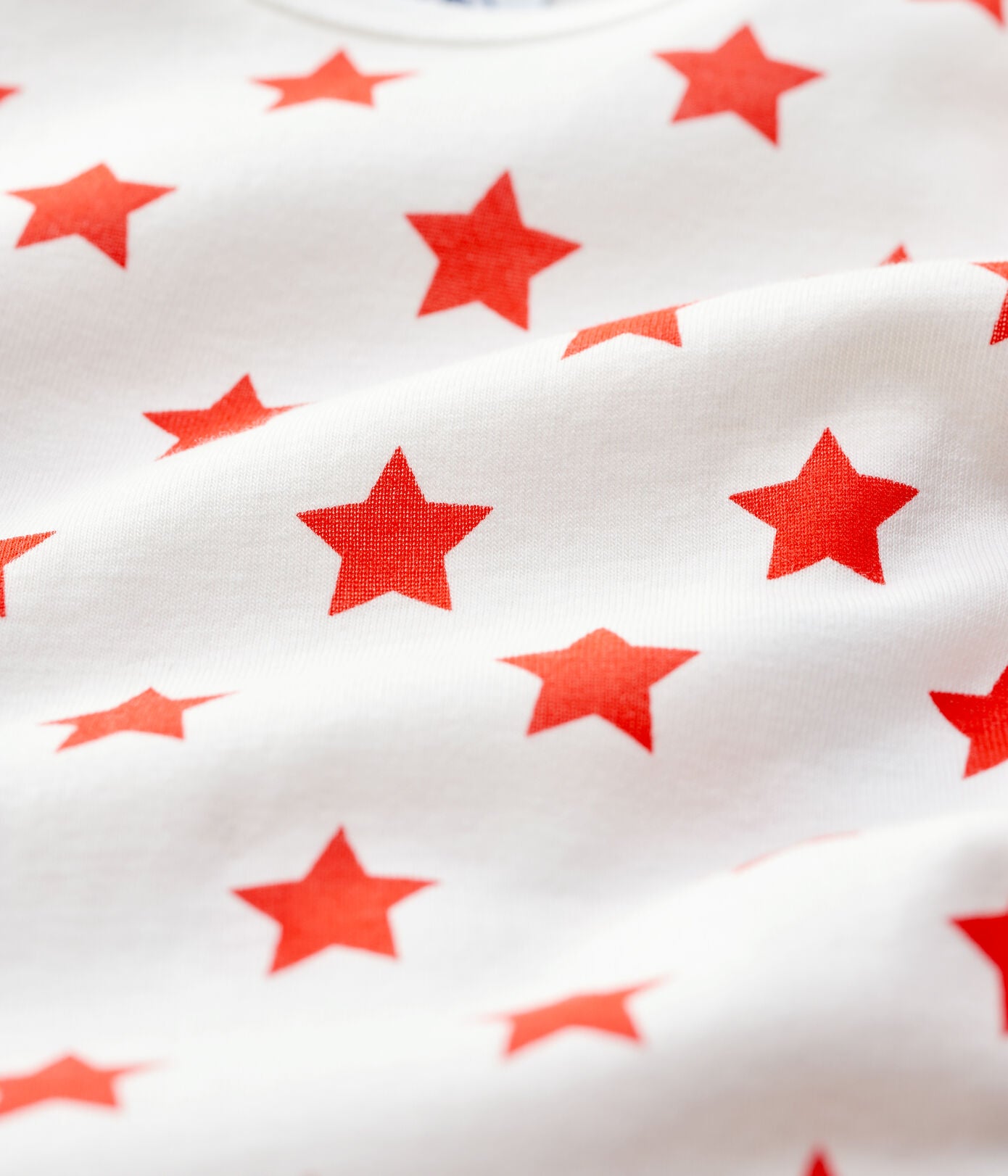 Baby Boys & Girls White Stars Cotton Babysuit