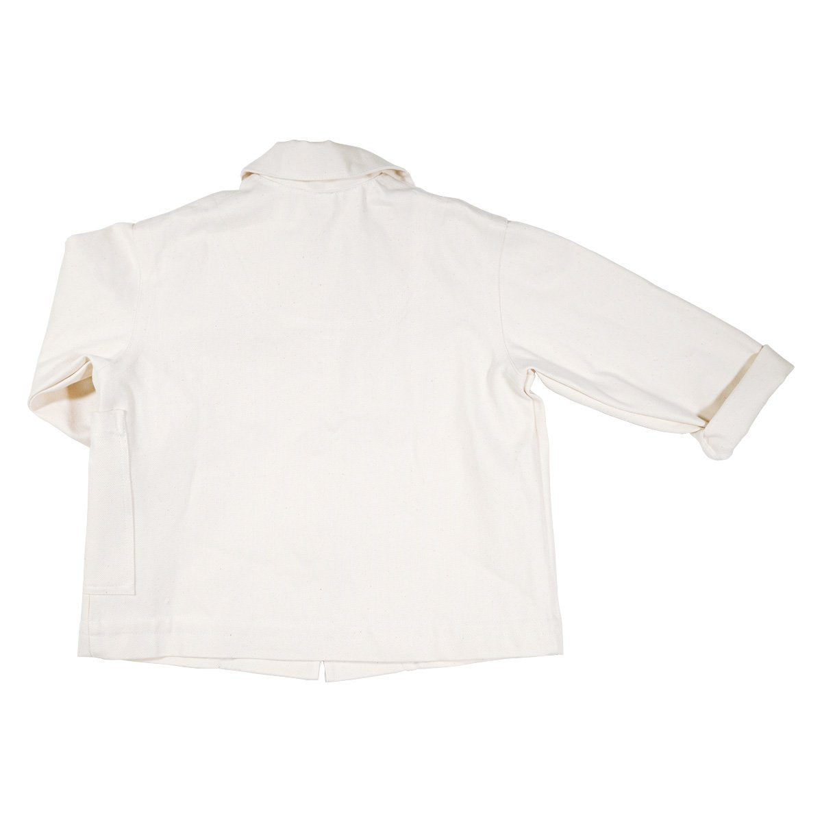 Boys & Girls White Denim Jacket