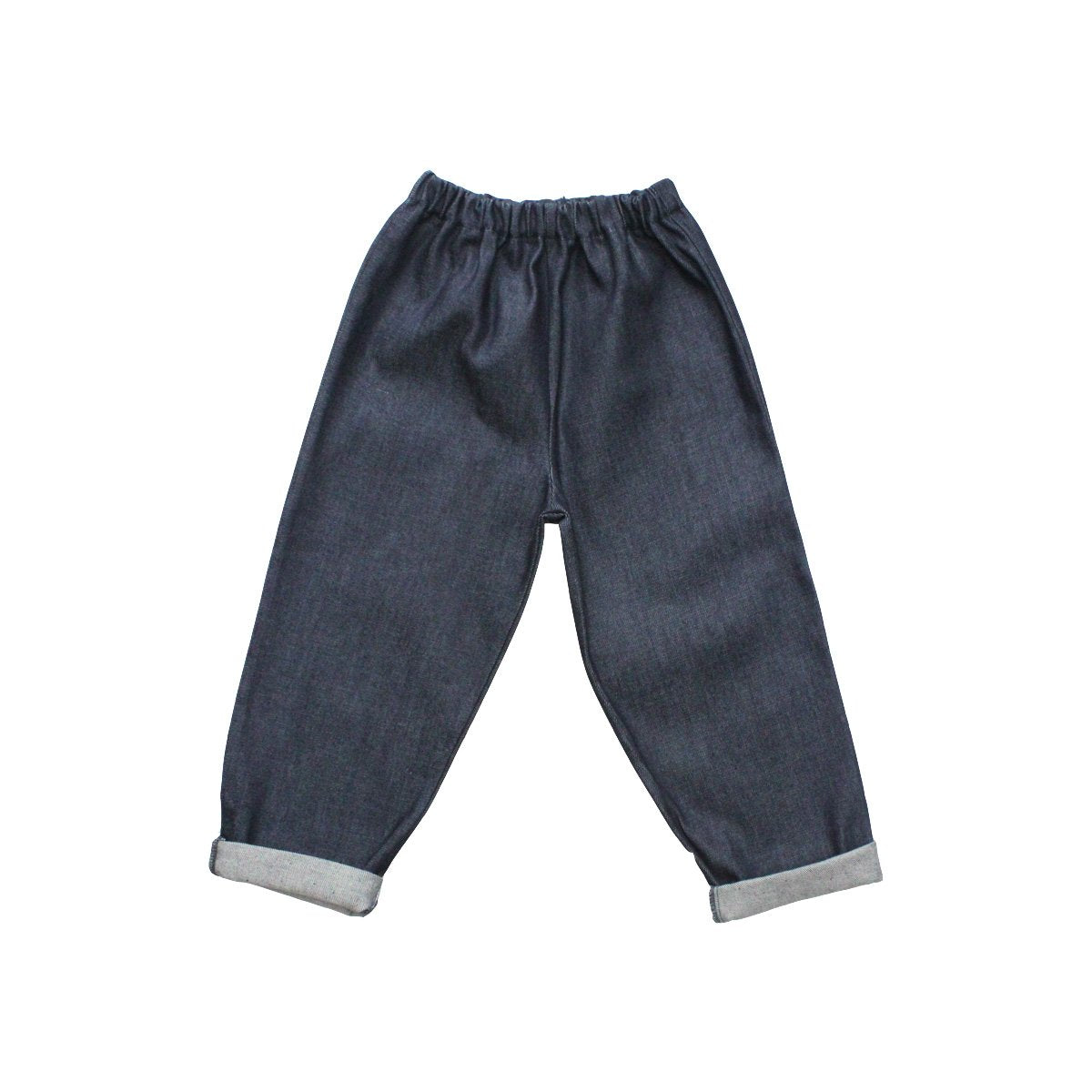 Boys & Girls Dark Blue Denim Trousers