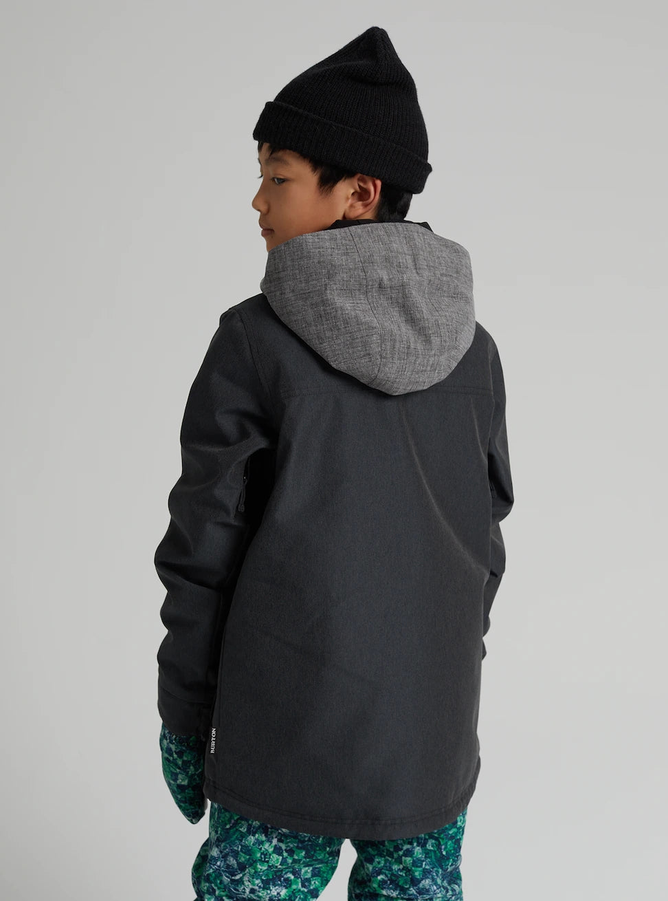 Boys & Girls Black Ski Jacket