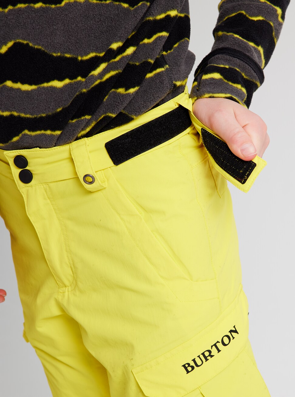 Boys Yellow Ski Trousers