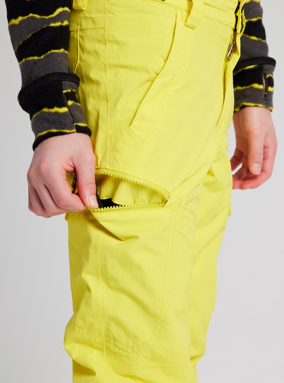 Boys Yellow Ski Trousers