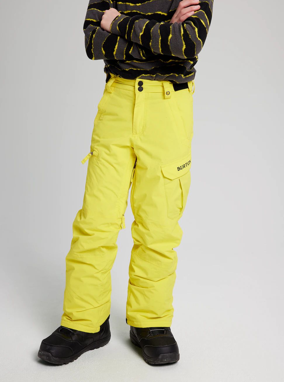 Boys Yellow Ski Trousers