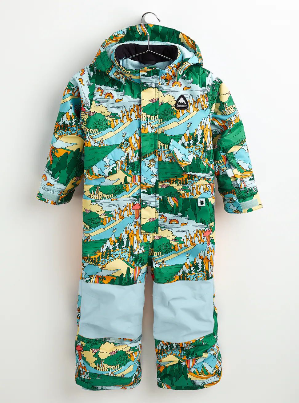 Boys & Girls Green Ski Jumpsuit