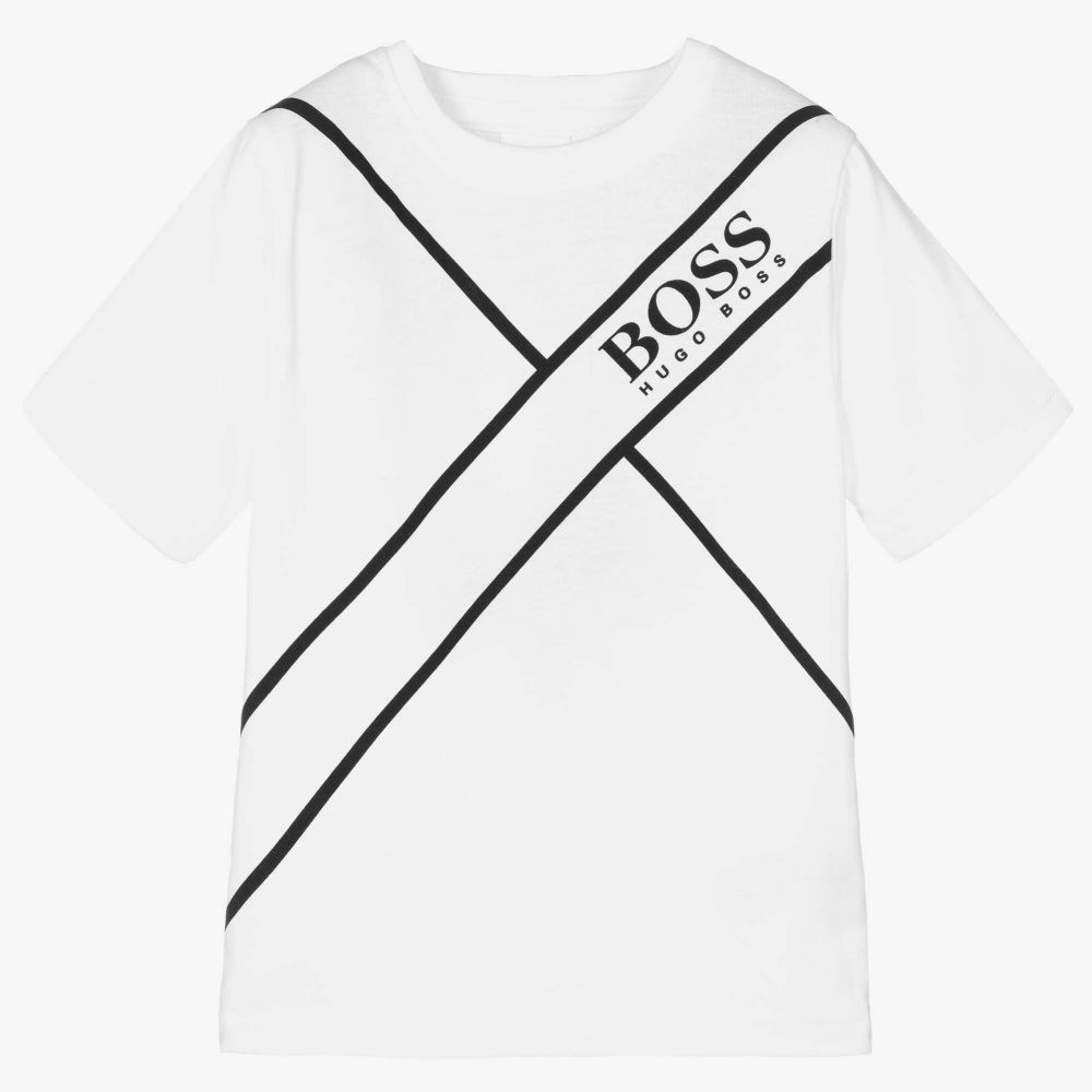 Boys White Logo T-Shirt