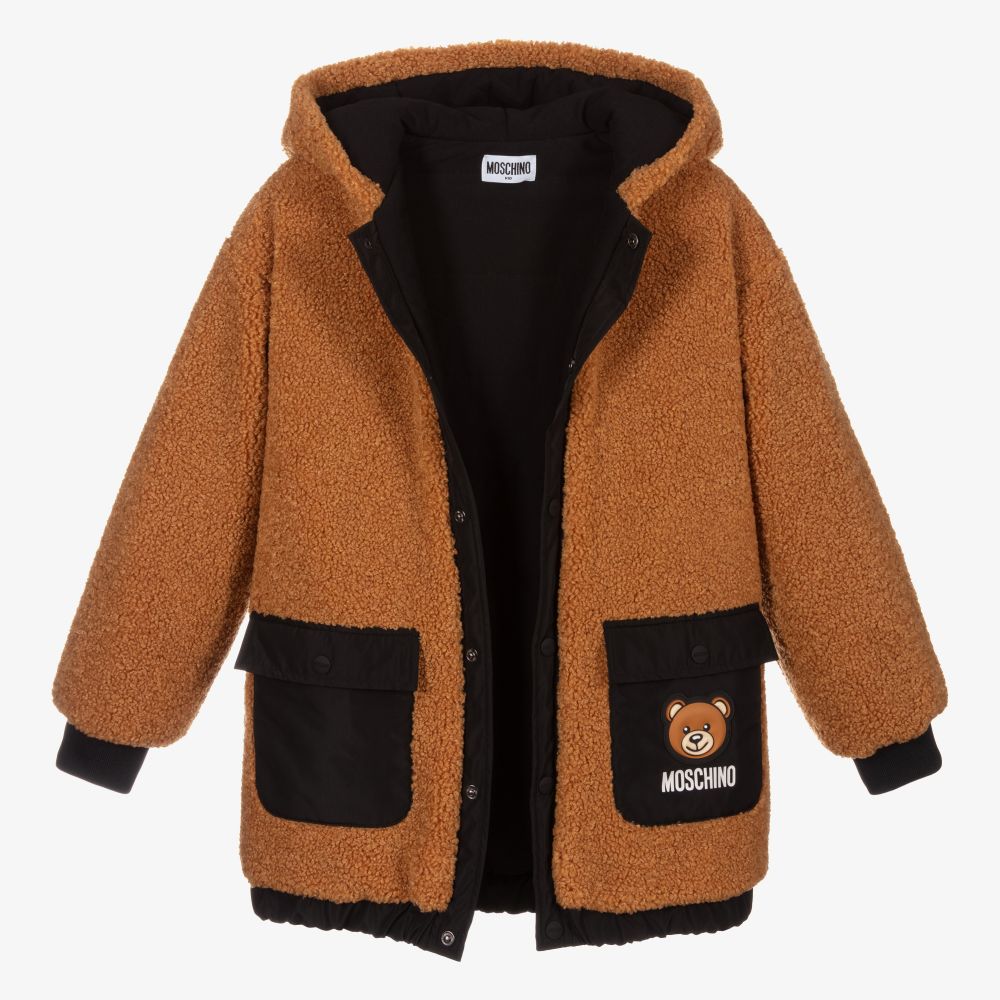 Boys & Girls Brown Padded Jacket