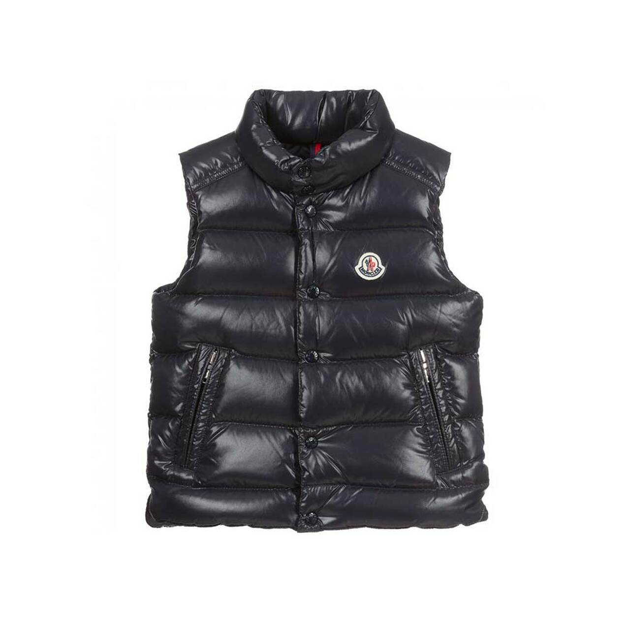 Baby Girls Black "BERNARD" Padded Down Gilet