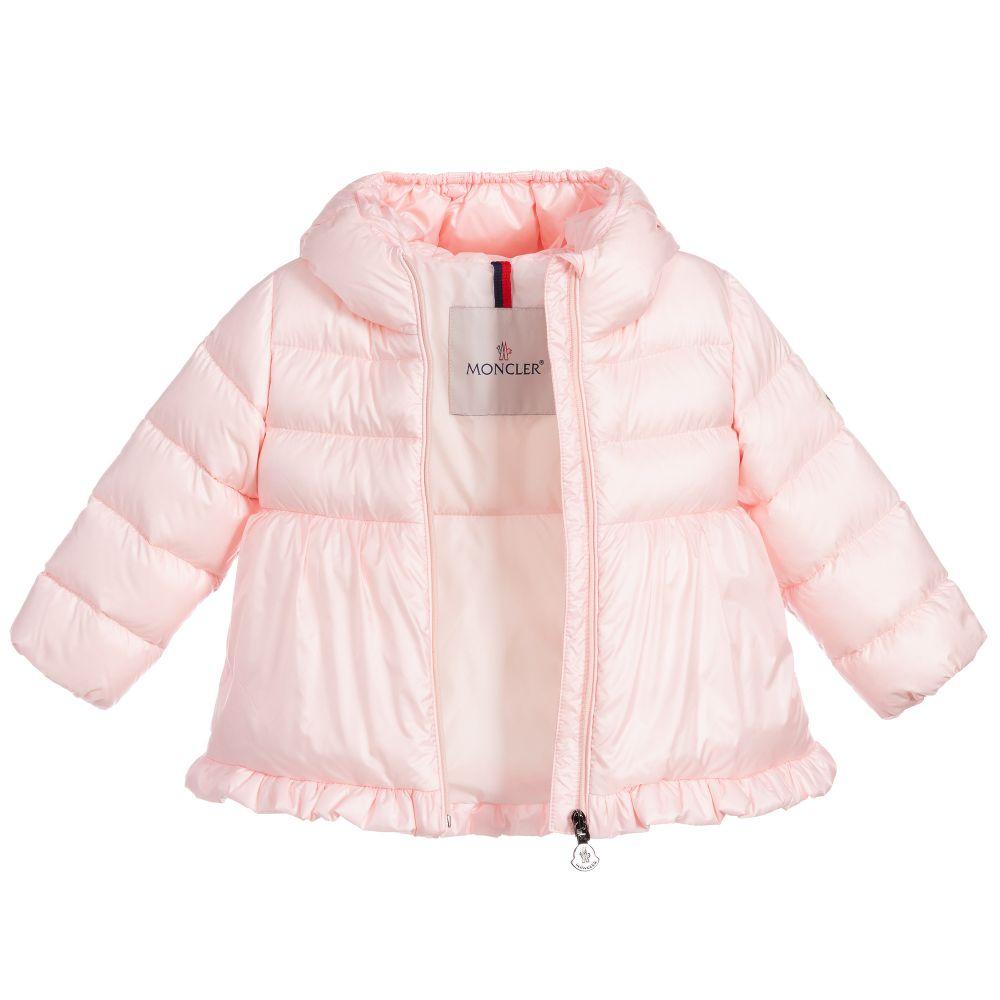 Baby Girls Light Pink "ODILE" Padded Down Jacket