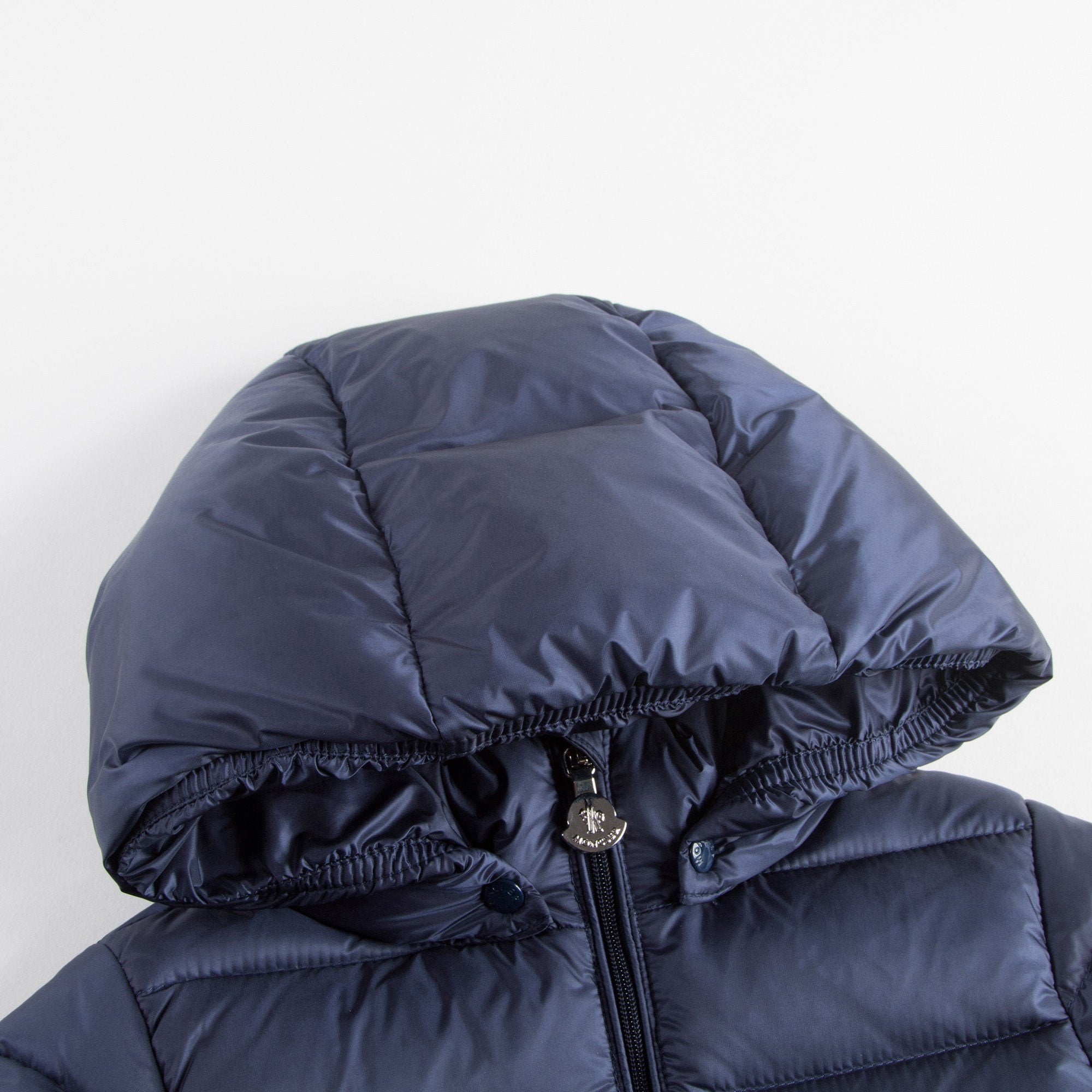 Baby Girls Navy "MAJEURE" Padded Down Coat