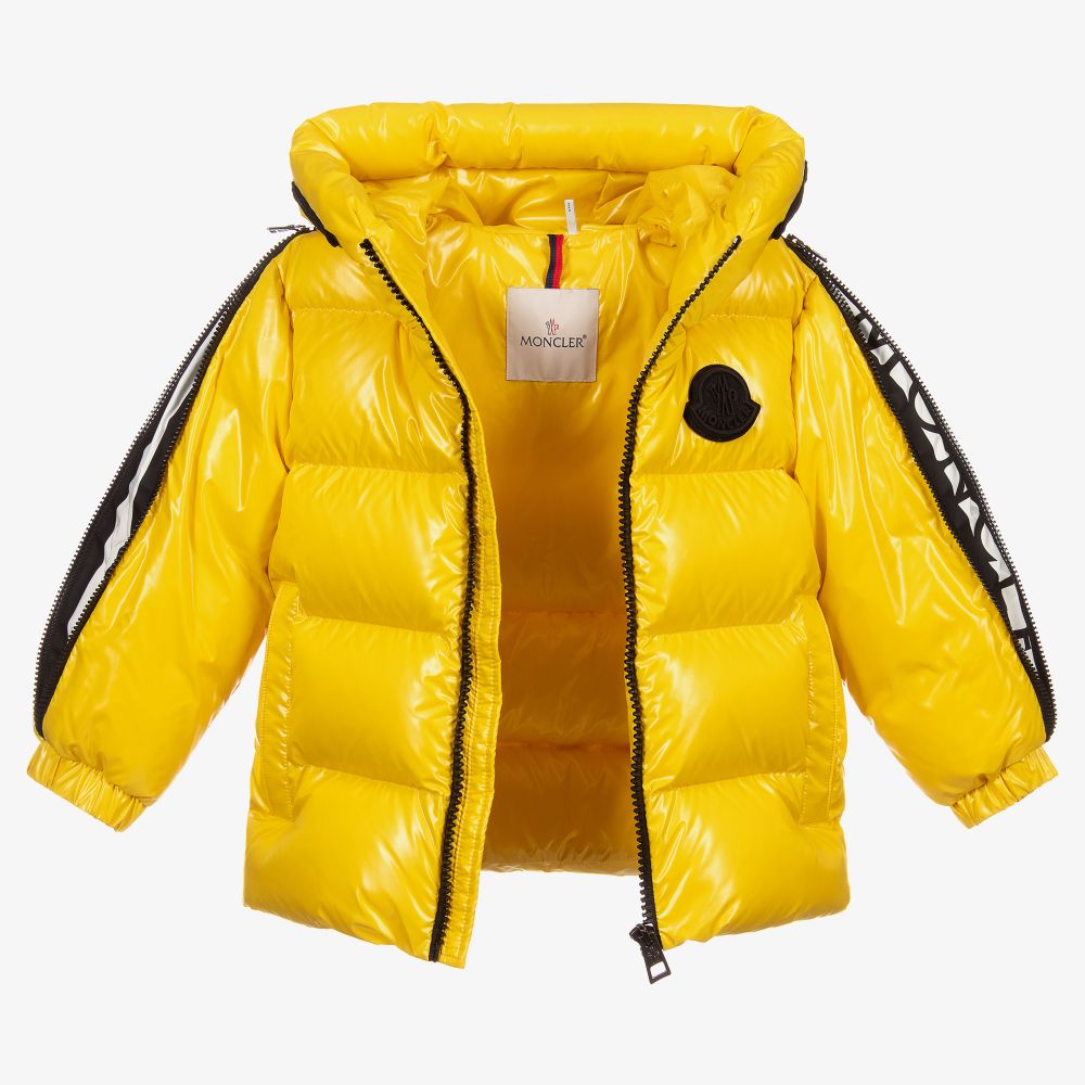 Boys & Girls Yellow "IDIL" Padded Down Jacket