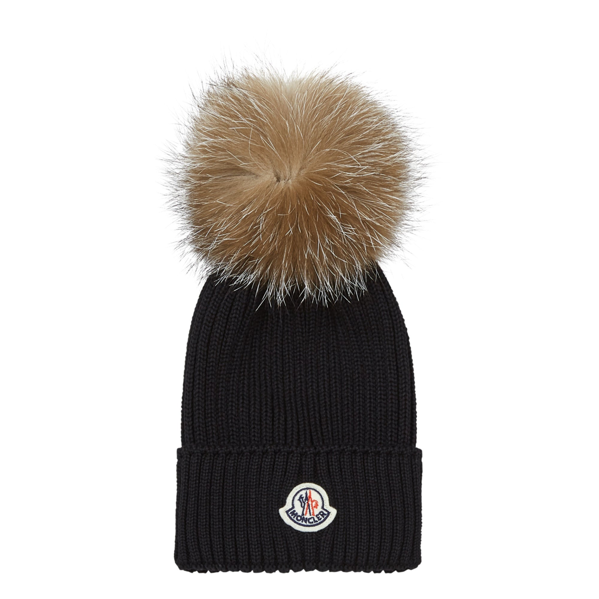 Boys & Girls Black Wool Hat