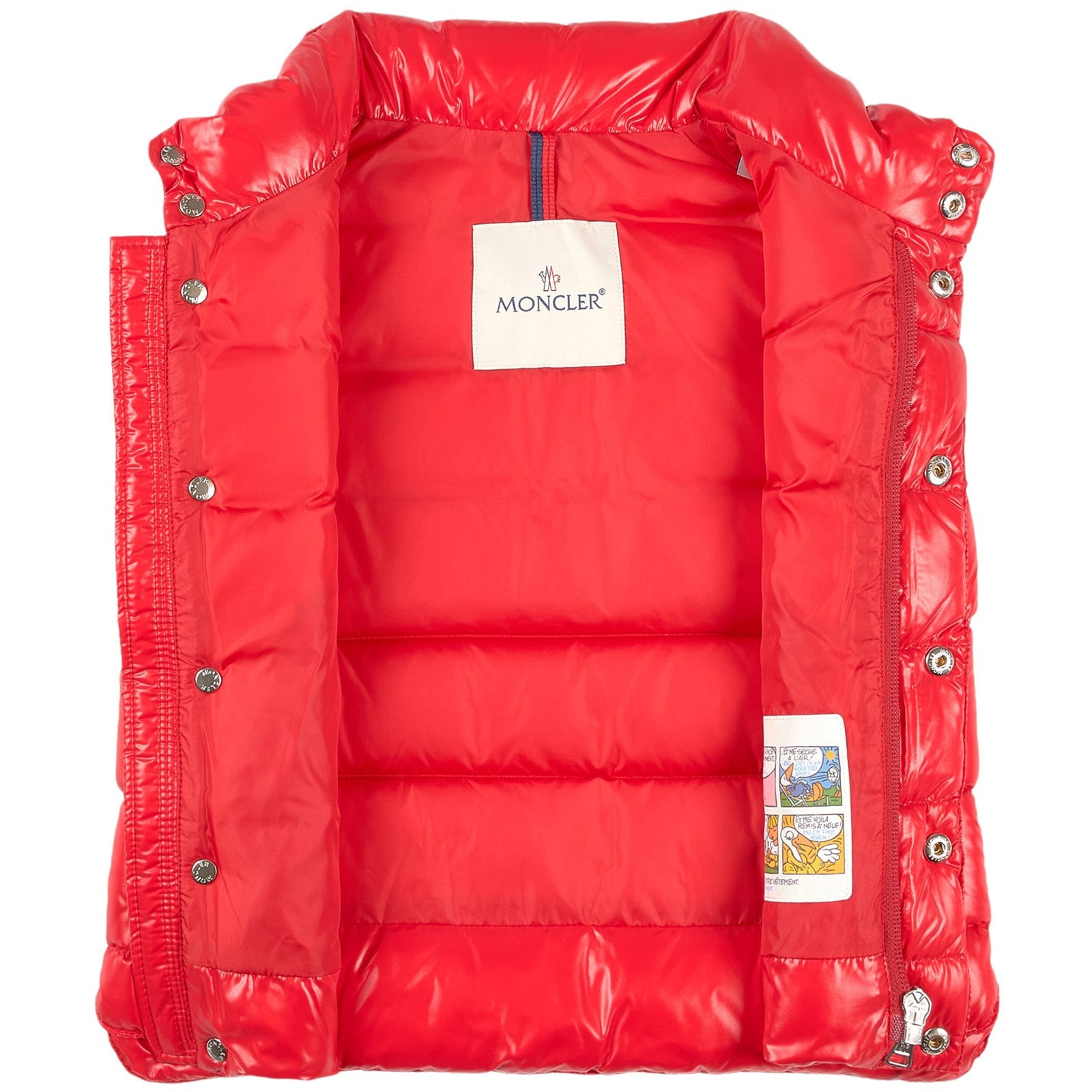 Boys & Girls Red "TIB" Padded Down Gilet