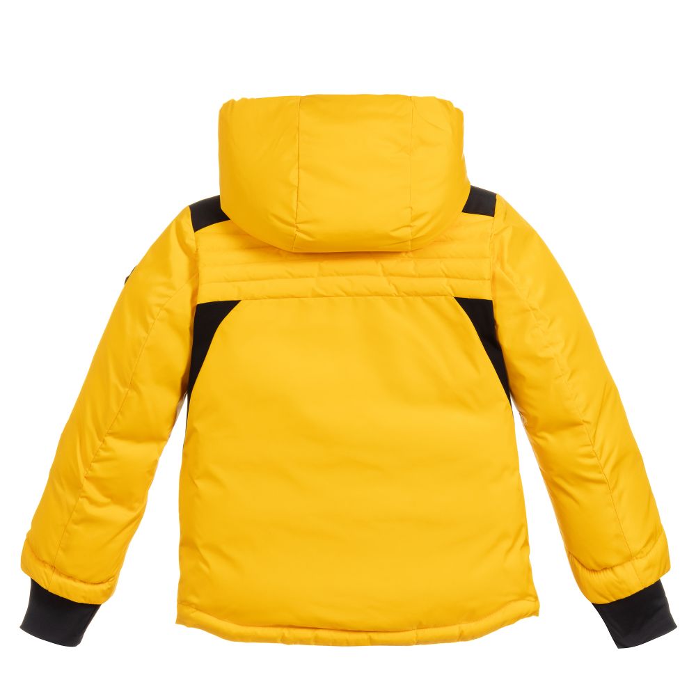 Boys & Girls Yellow "Tournant" Padded Down Jacket